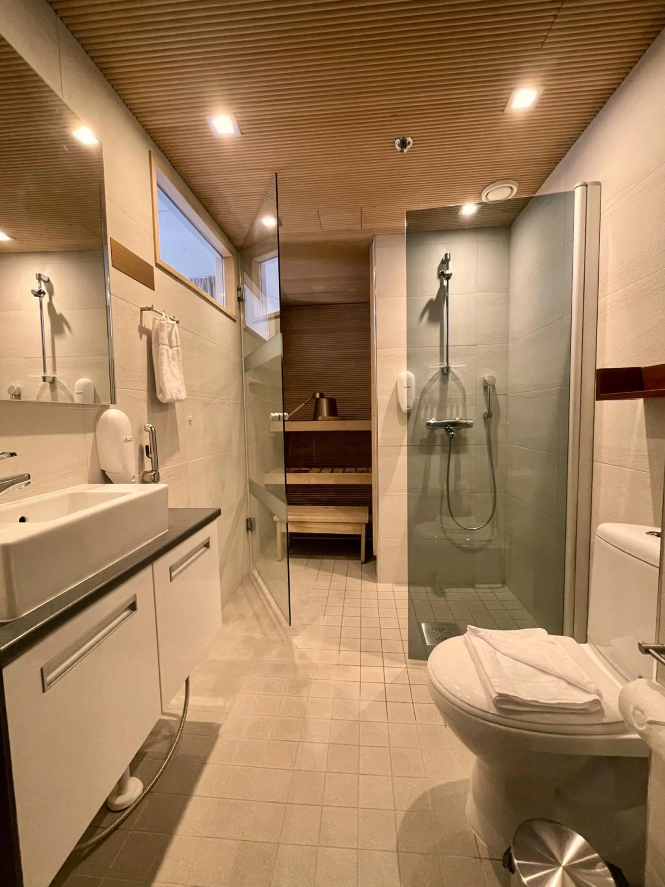 Sauna in Levi Suites Levi Gold