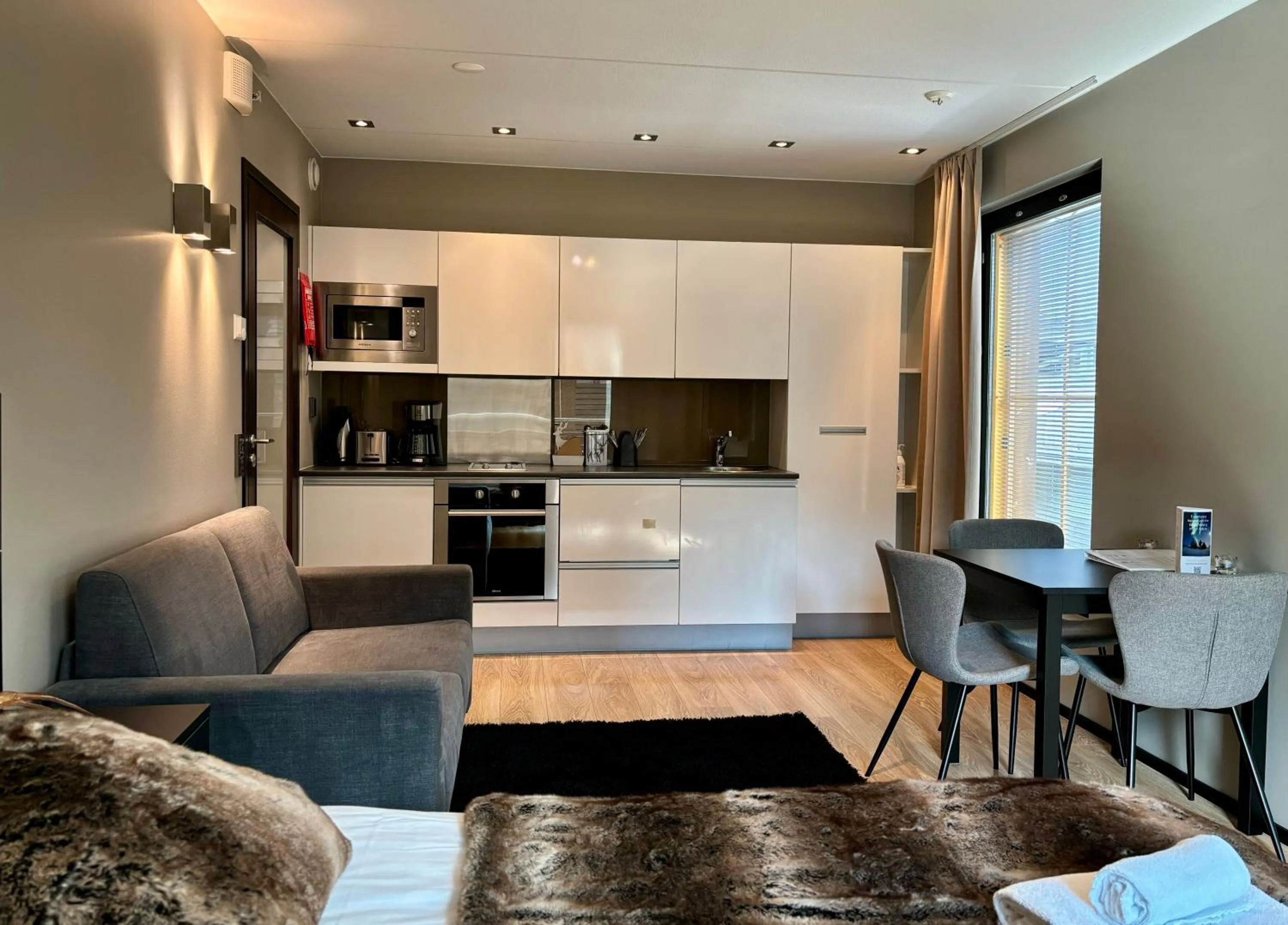 Seating area in Levi Suites Levi Gold