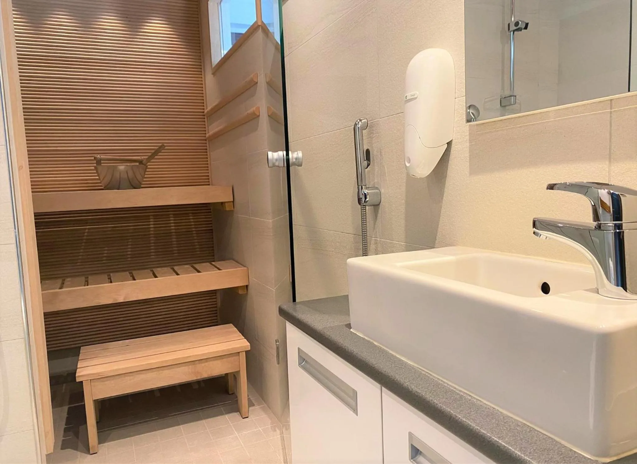 Sauna in Levi Suites Levi Gold