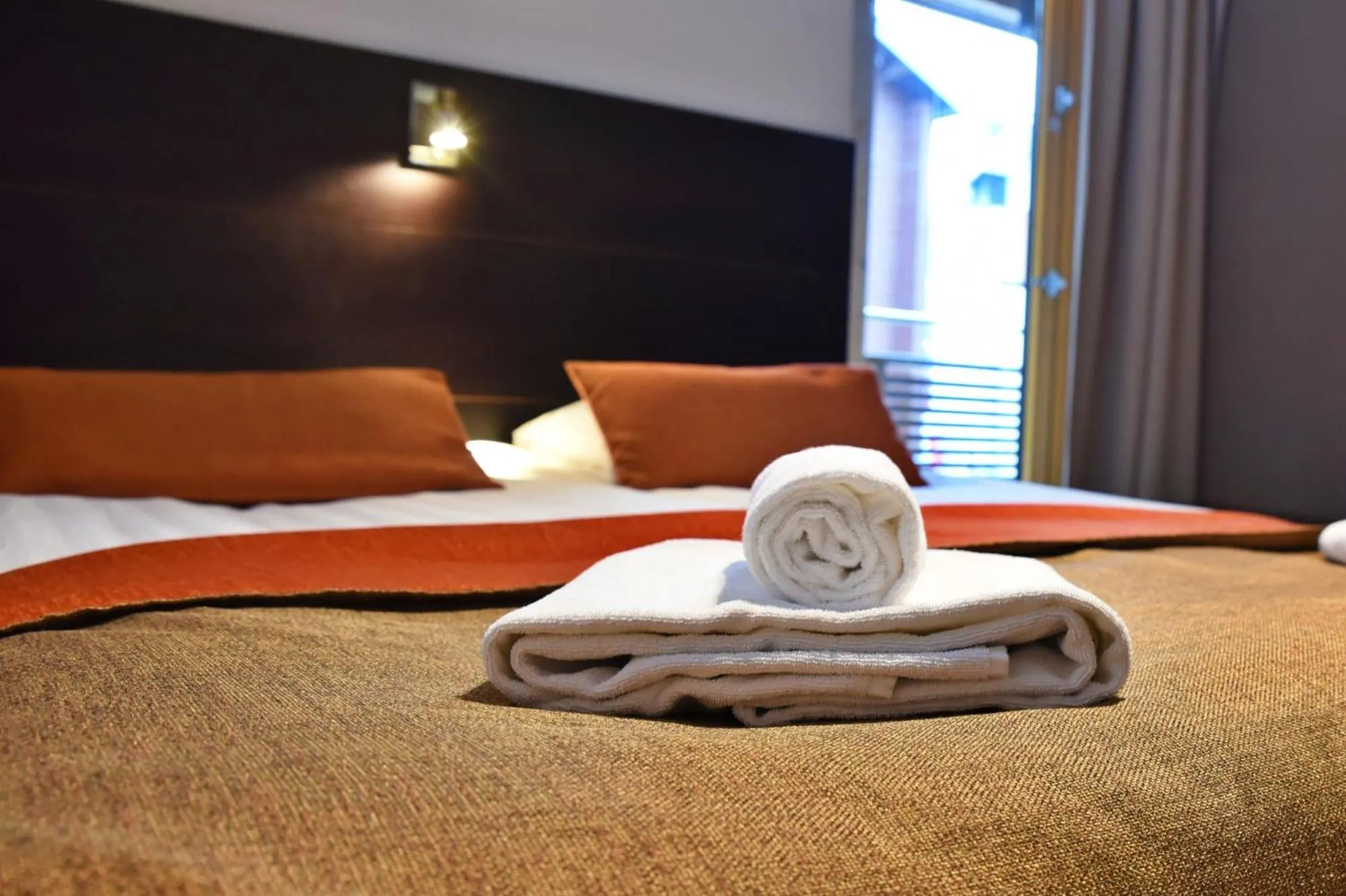 towels, Bed in Levi Suites Levi Gold