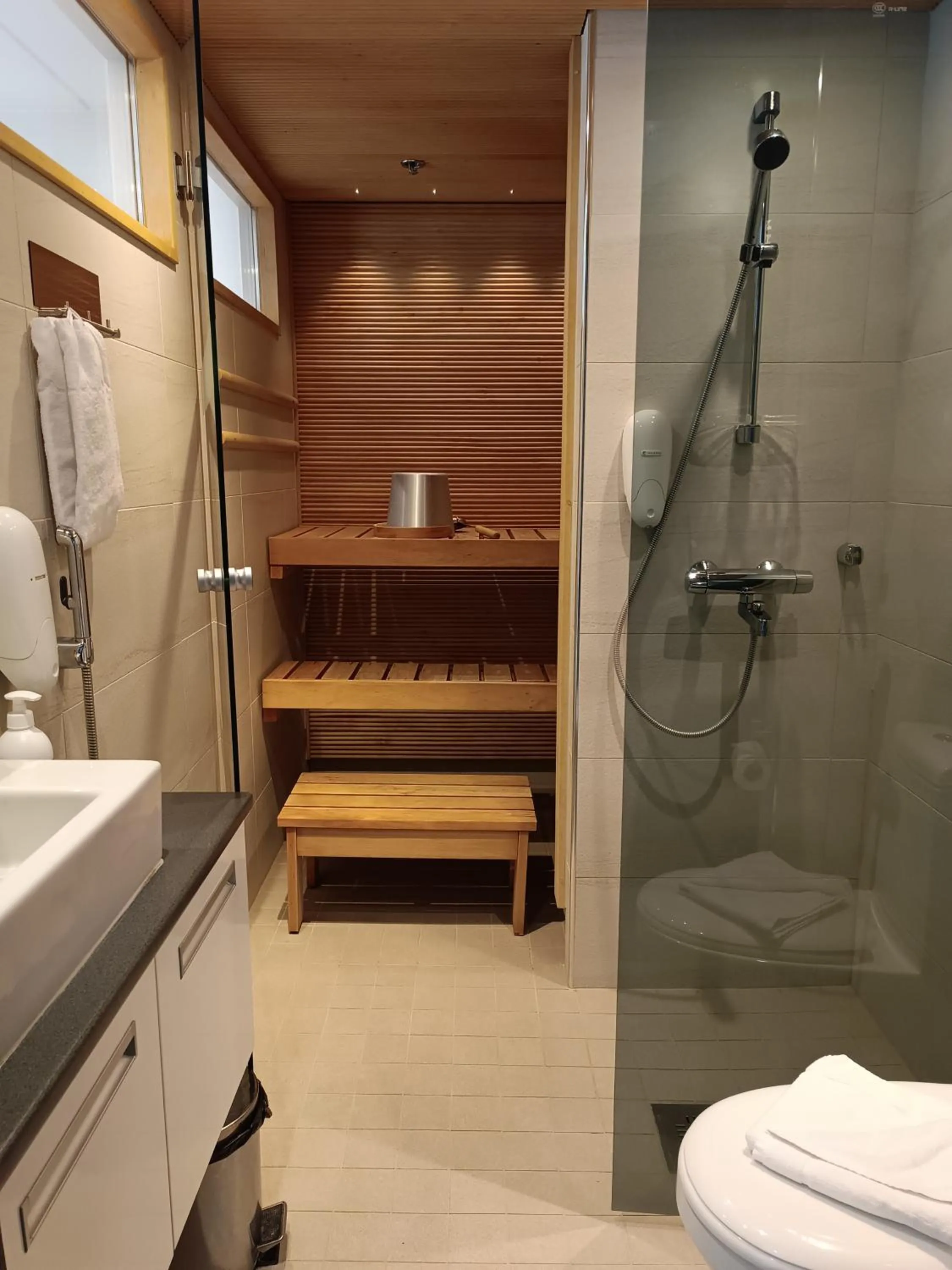 Sauna in Levi Suites Levi Gold