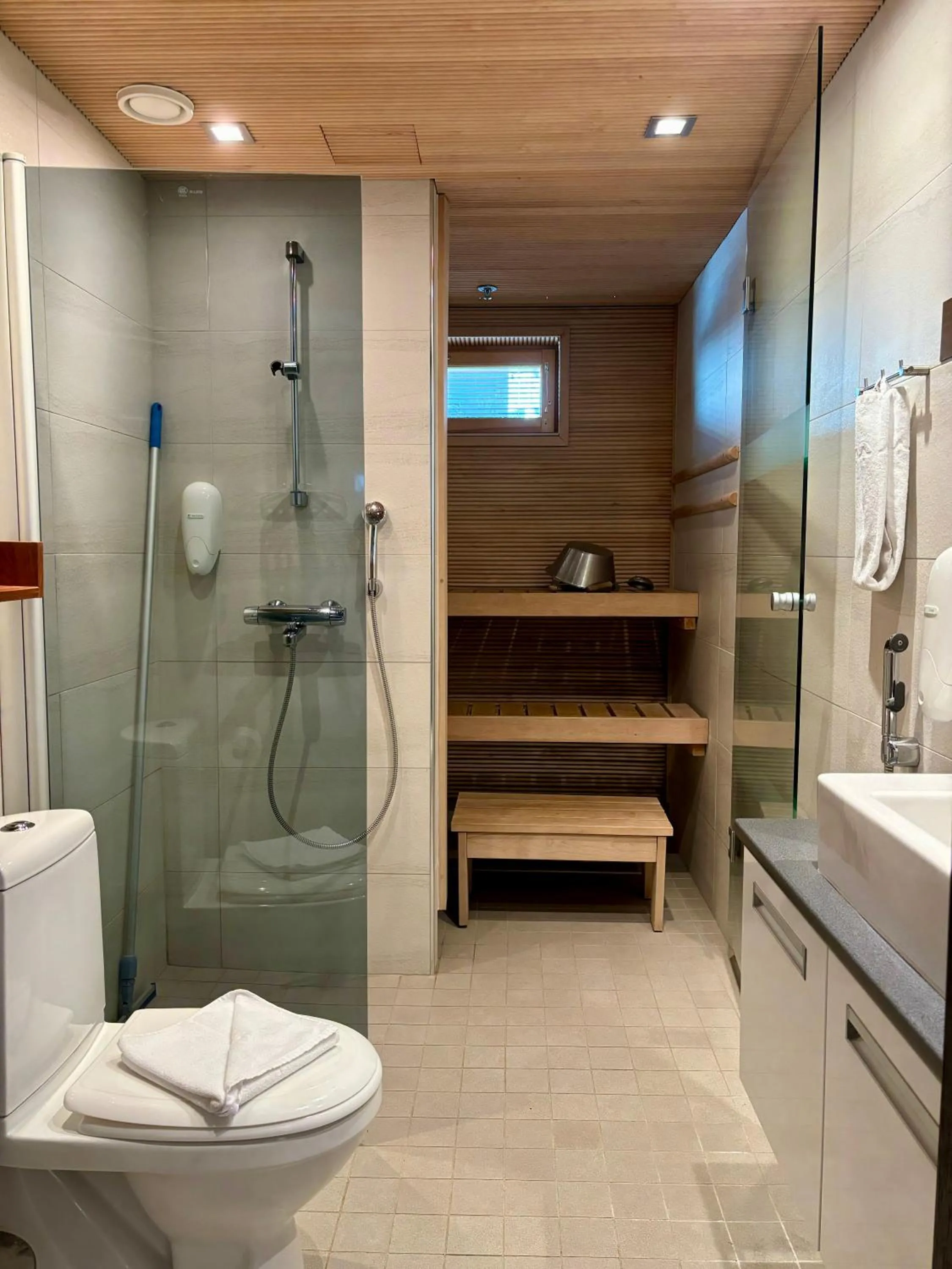 Shower in Levi Suites Levi Gold