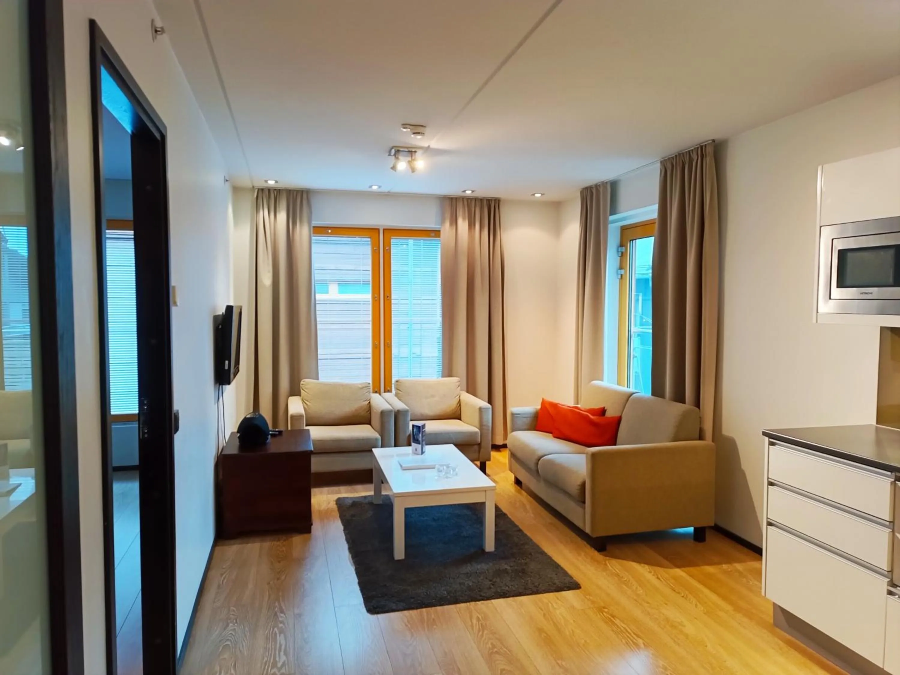 Living room, Bed in Levi Suites Levi Gold