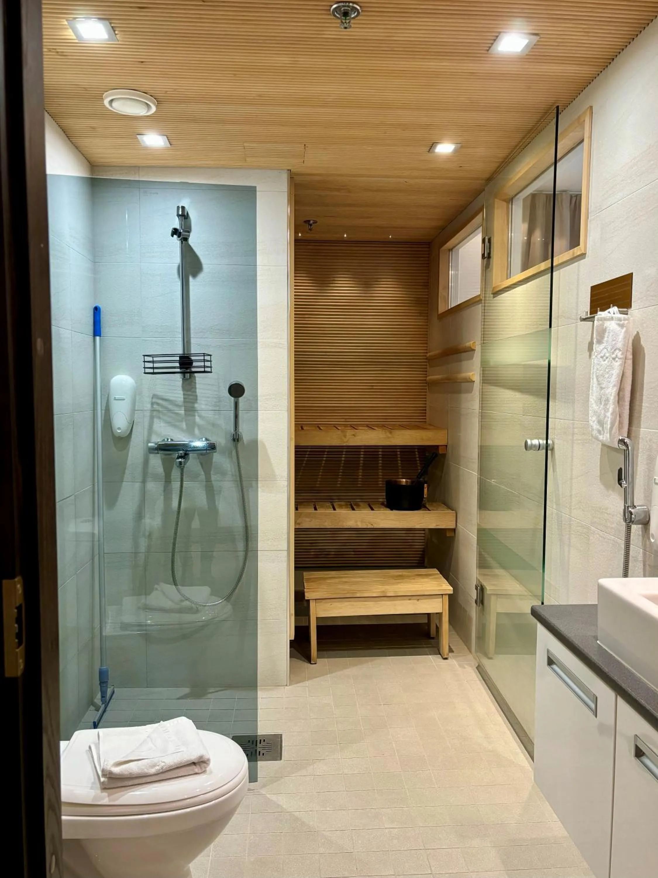 Sauna in Levi Suites Levi Gold