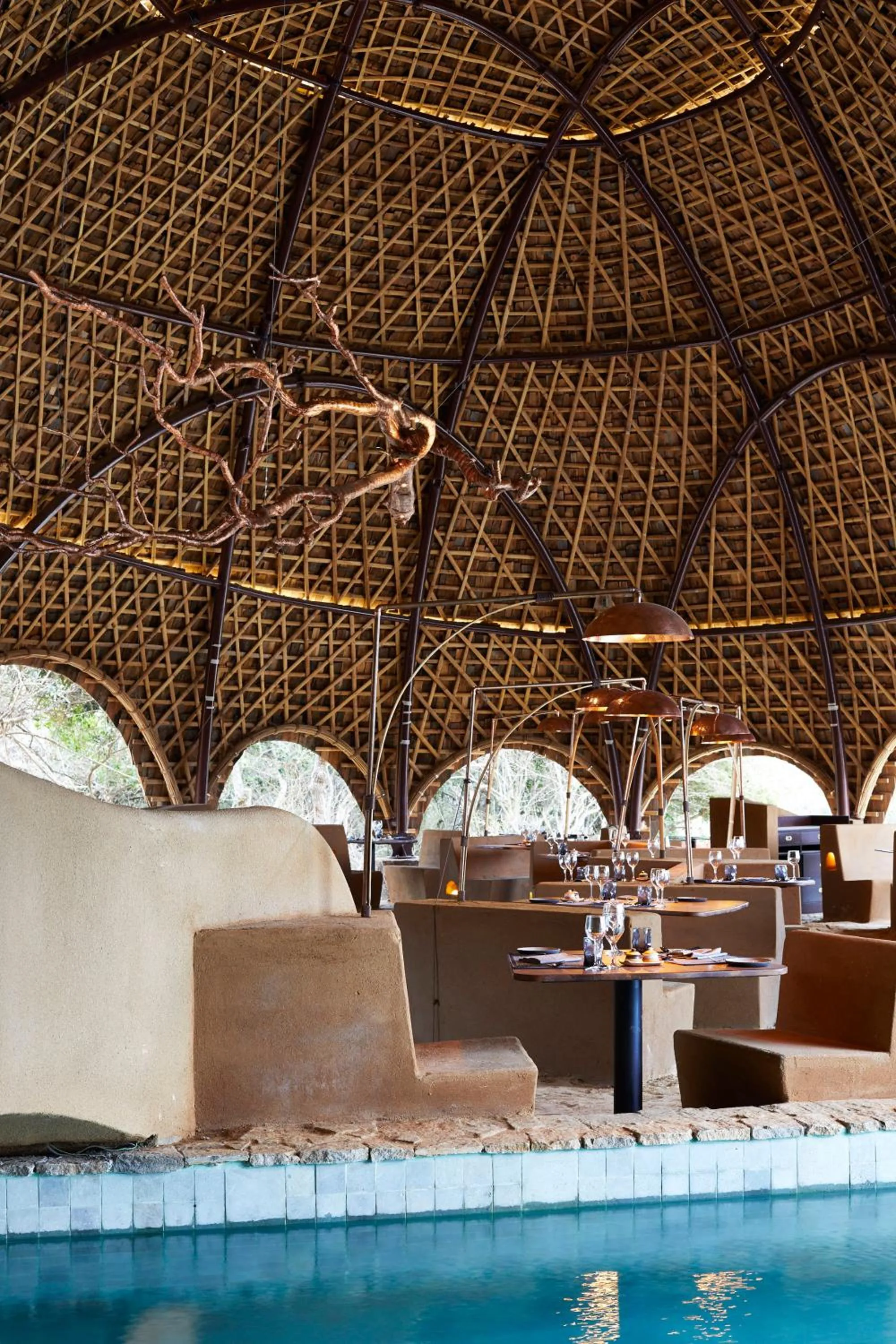 Lounge or bar in Wild Coast Tented Lodge - Relais and Chateaux - All Inclusive