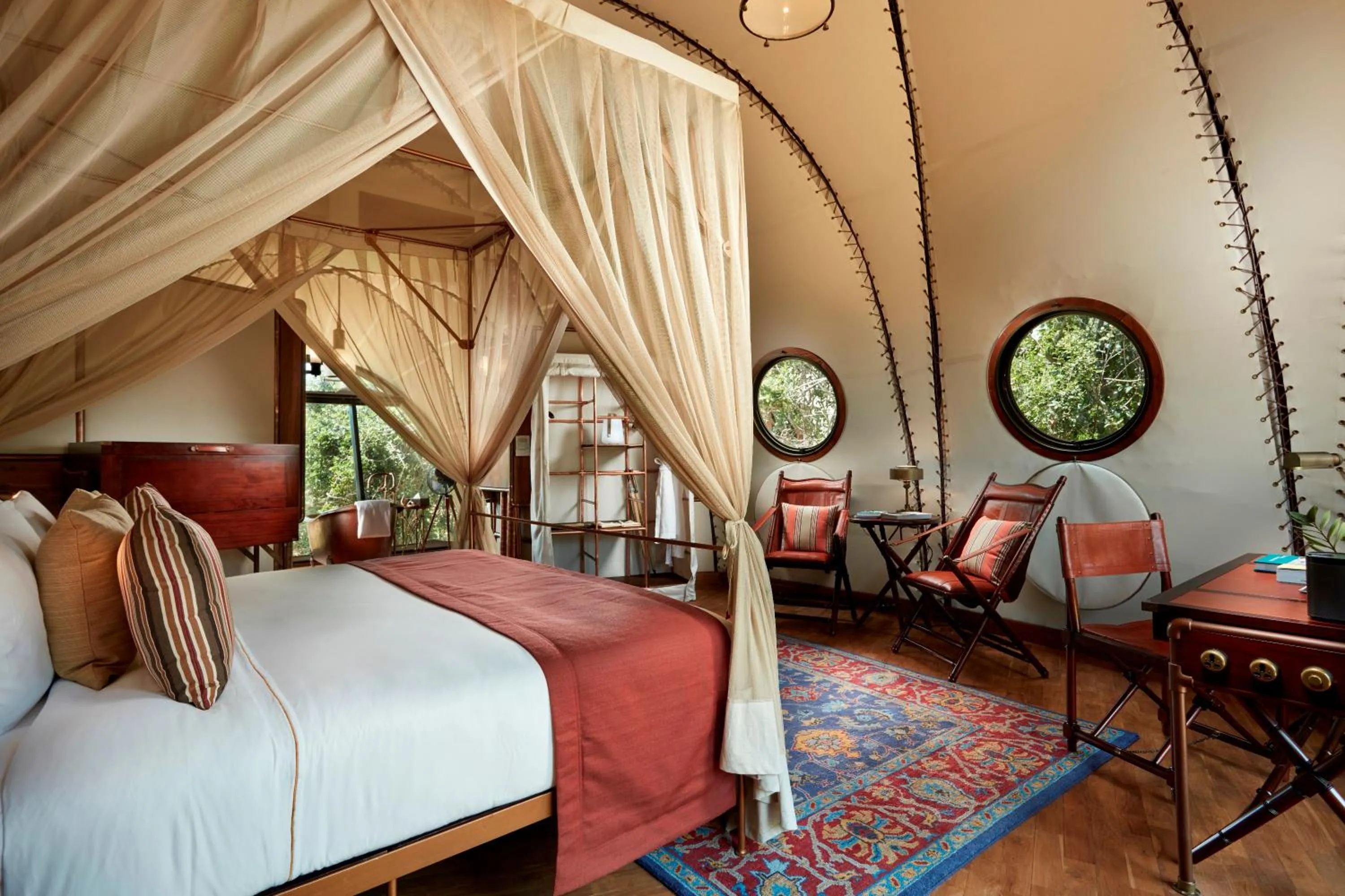 Bed in Wild Coast Tented Lodge - Relais and Chateaux - All Inclusive