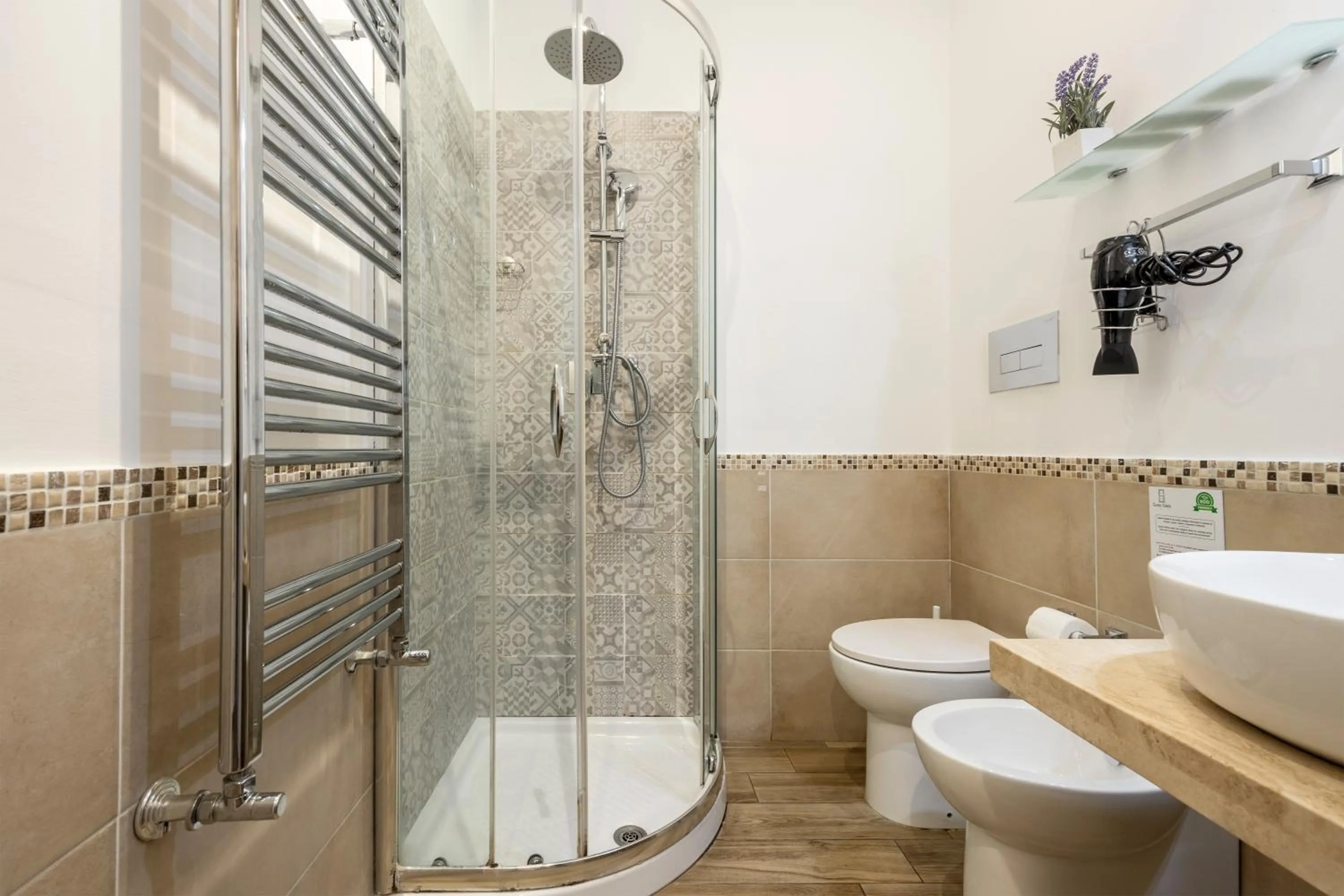 Shower in Quinto Stabile Rooms&Suite