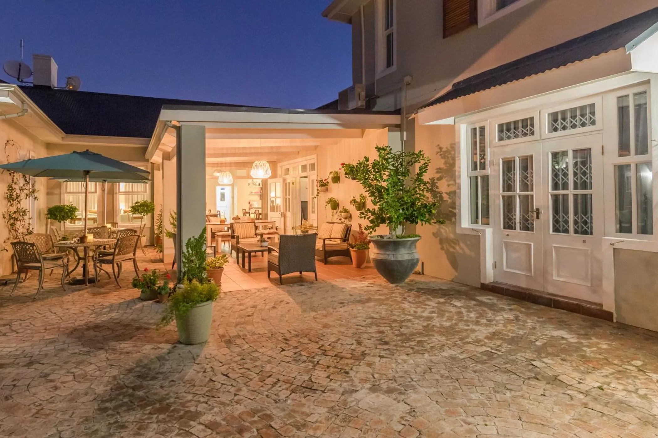 Patio in Waterstone Lodge