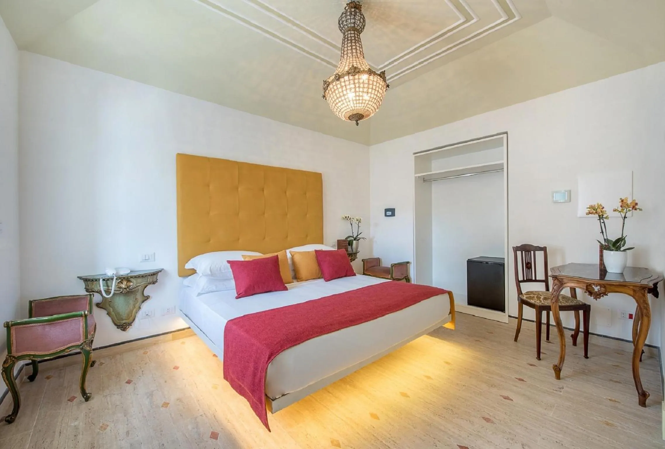 Bed in Don Antonino Relais