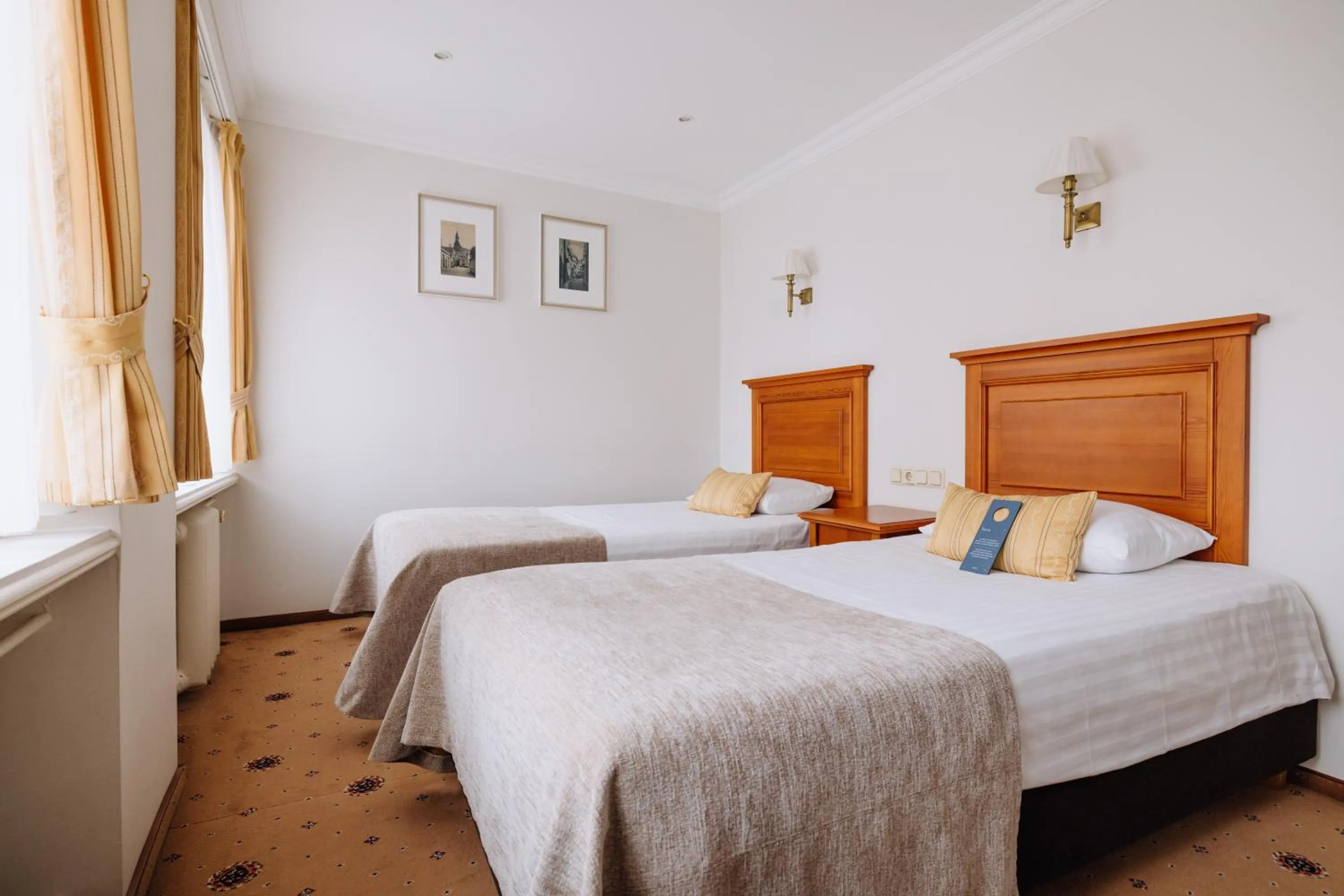 Bedroom, Bed in Hestia Hotel Draugi