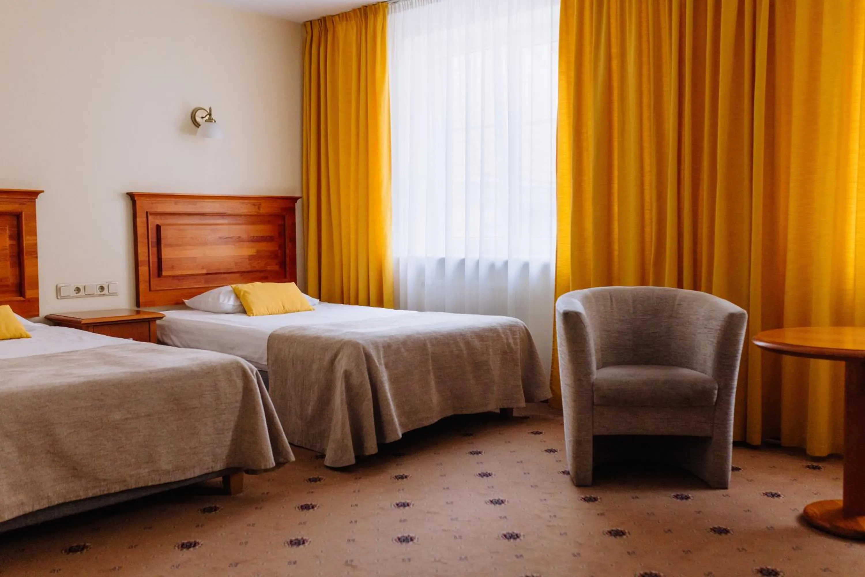 Bedroom, Bed in Hestia Hotel Draugi