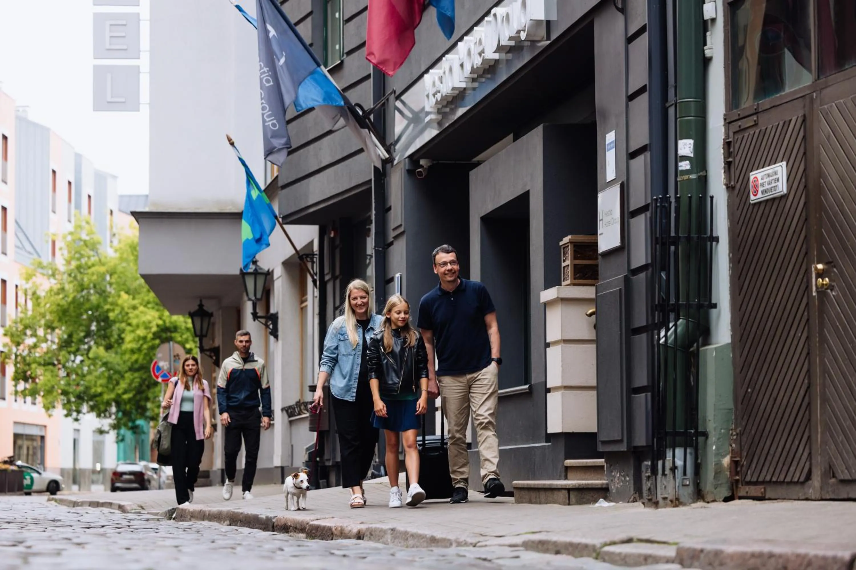 Facade/entrance in Hestia Hotel Draugi