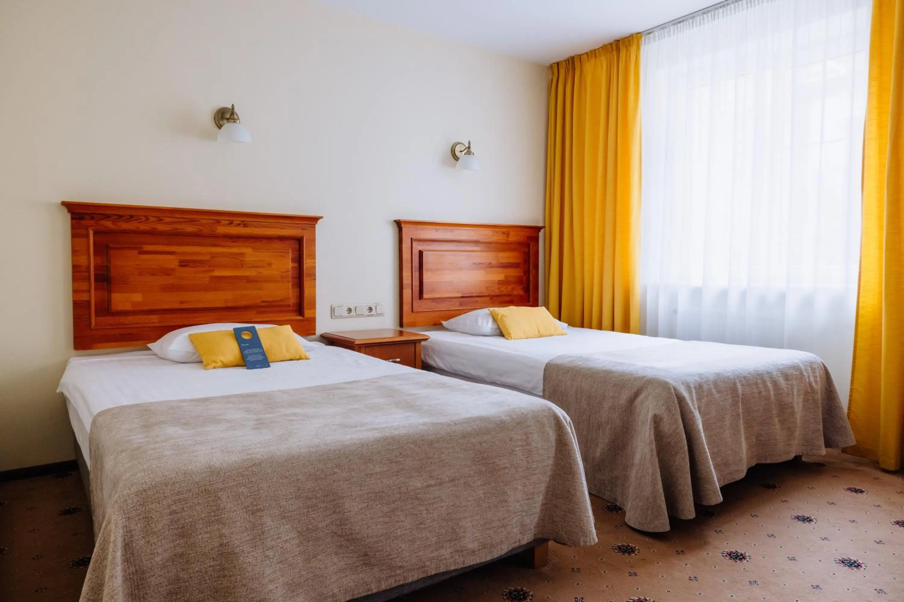 Bedroom, Bed in Hestia Hotel Draugi