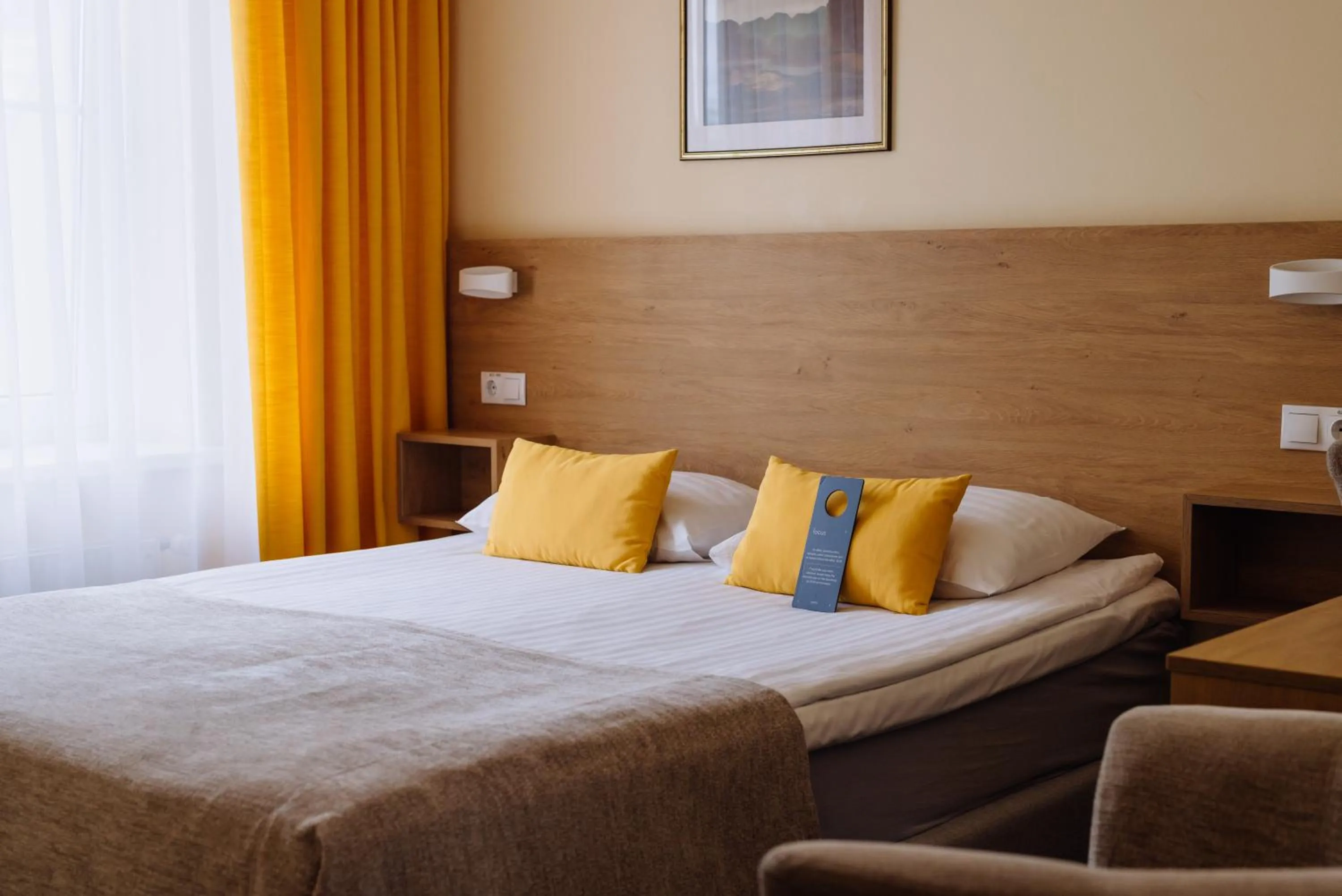 Bedroom, Bed in Hestia Hotel Draugi