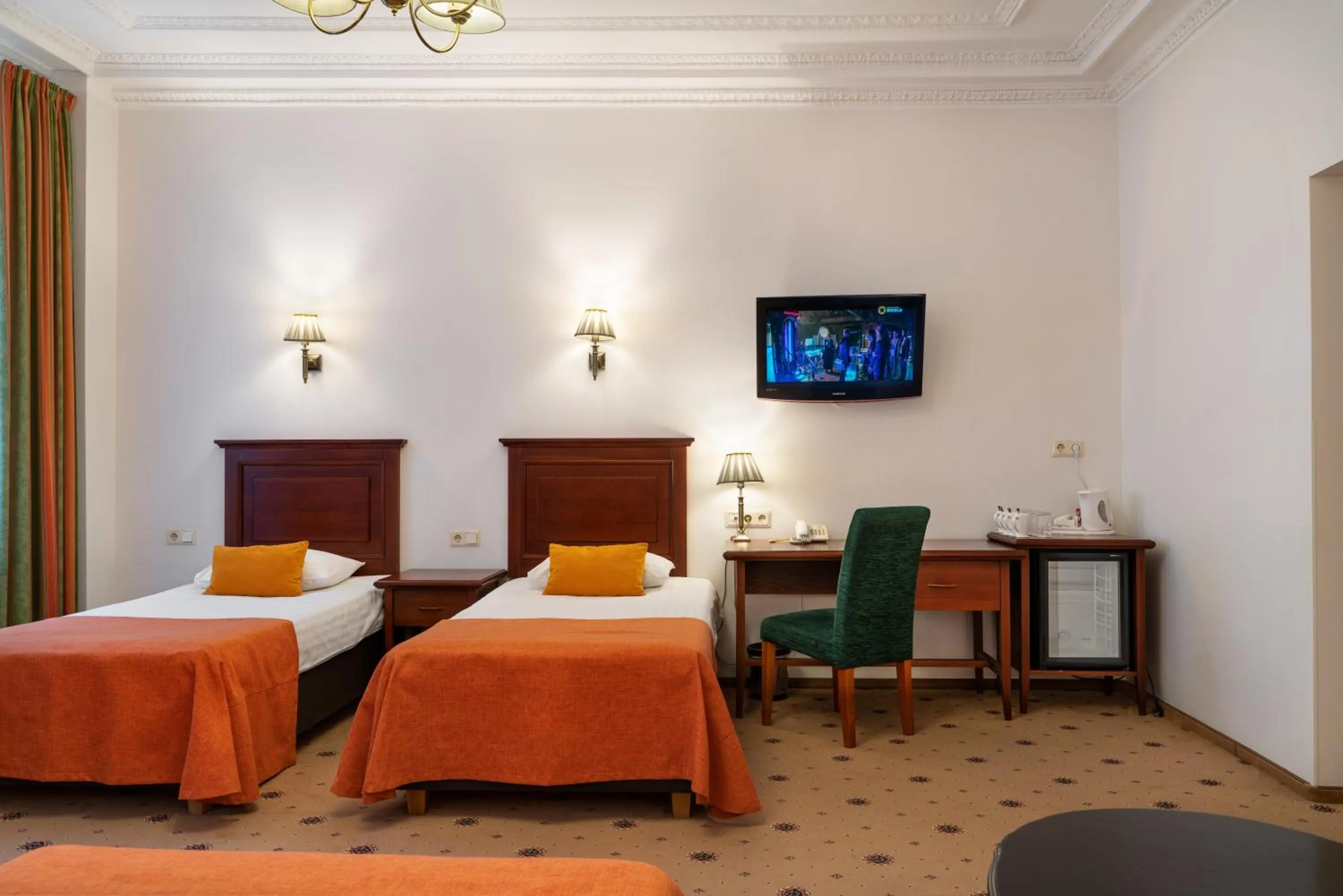 Bedroom, Bed in Hestia Hotel Draugi