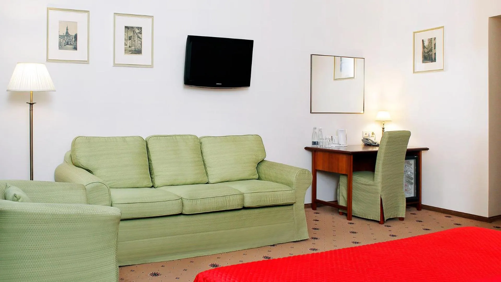 Seating area in Hestia Hotel Draugi