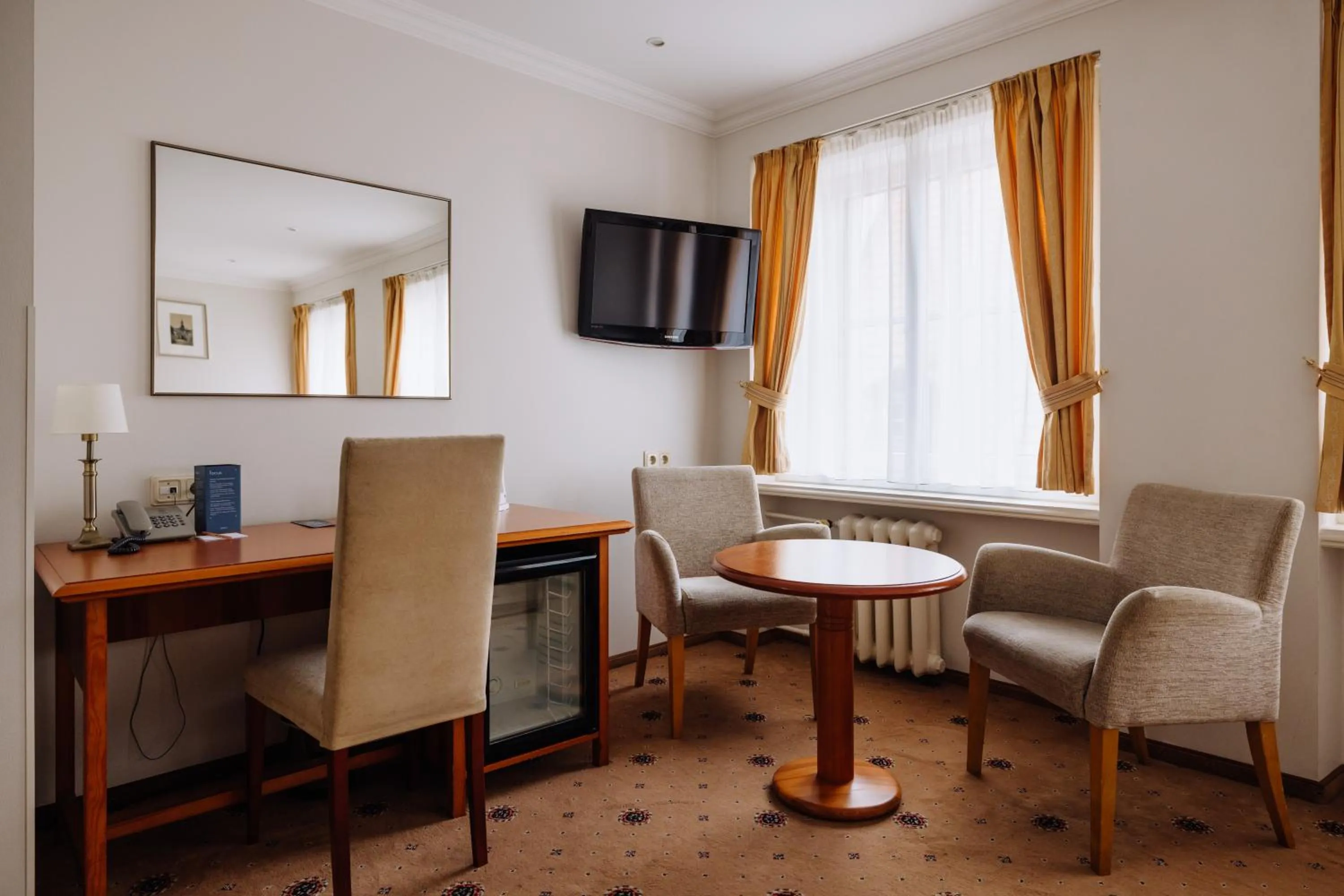 Seating area in Hestia Hotel Draugi