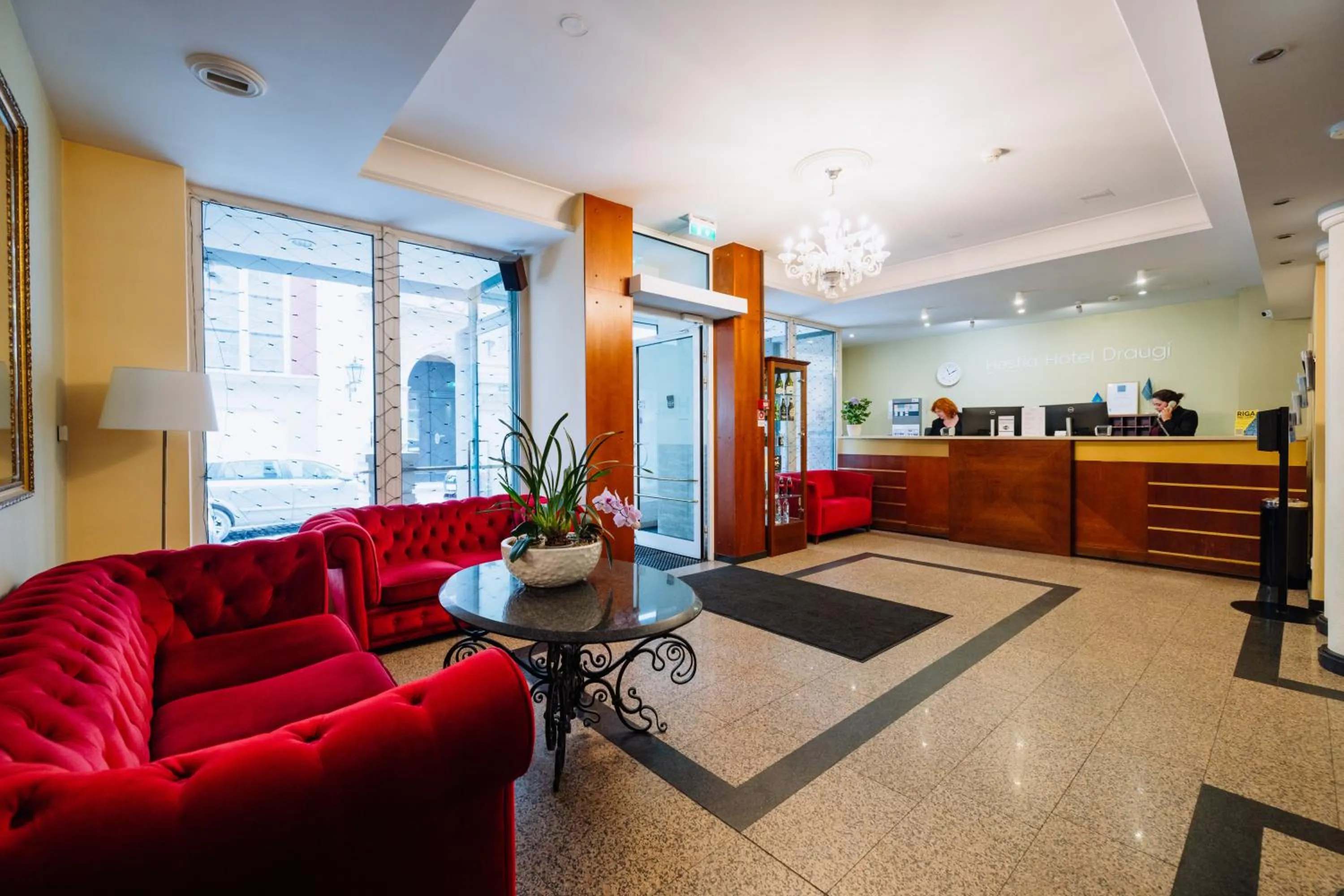 Lobby or reception in Hestia Hotel Draugi