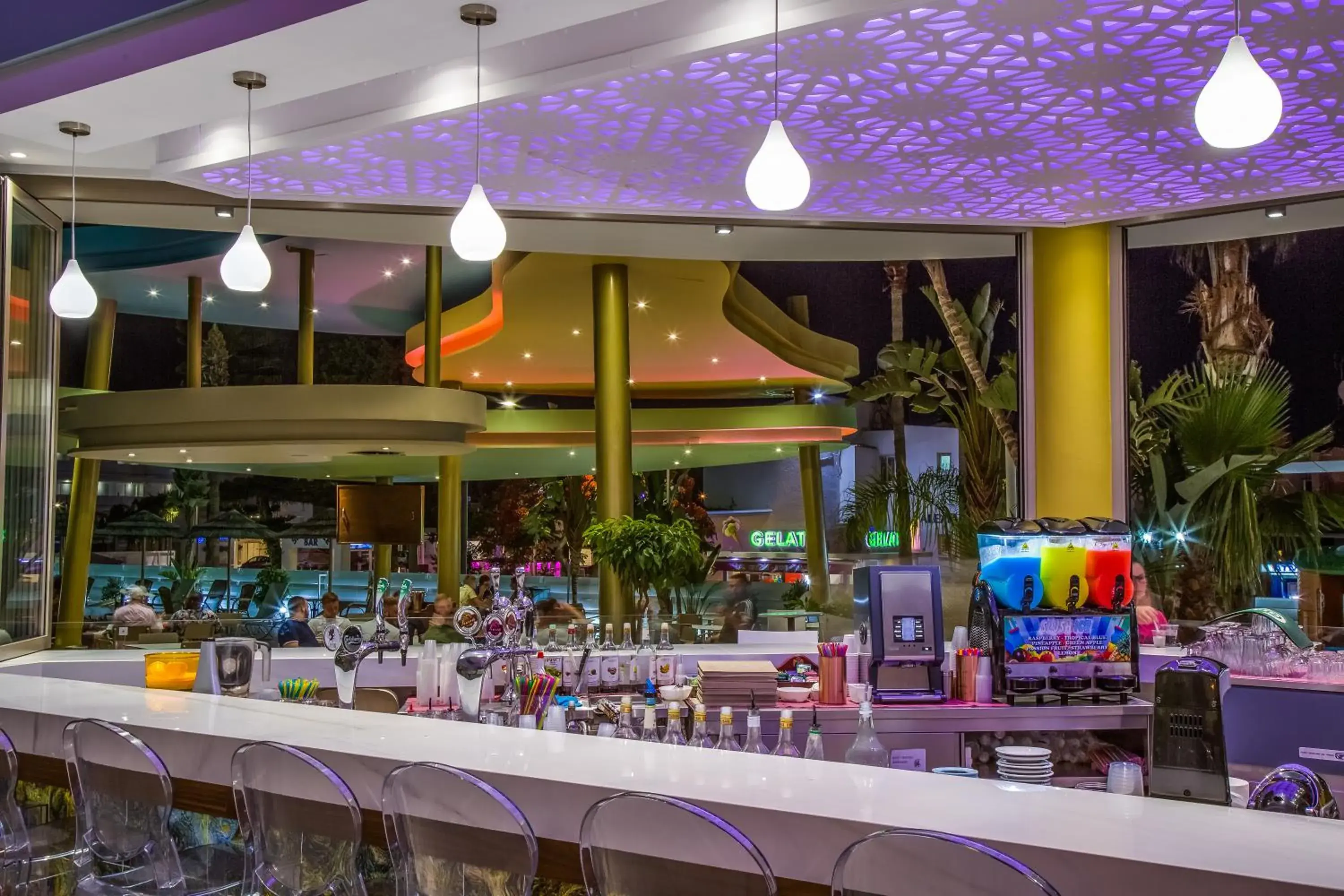Lounge or bar, Restaurant/Places to Eat in Stamatia Hotel