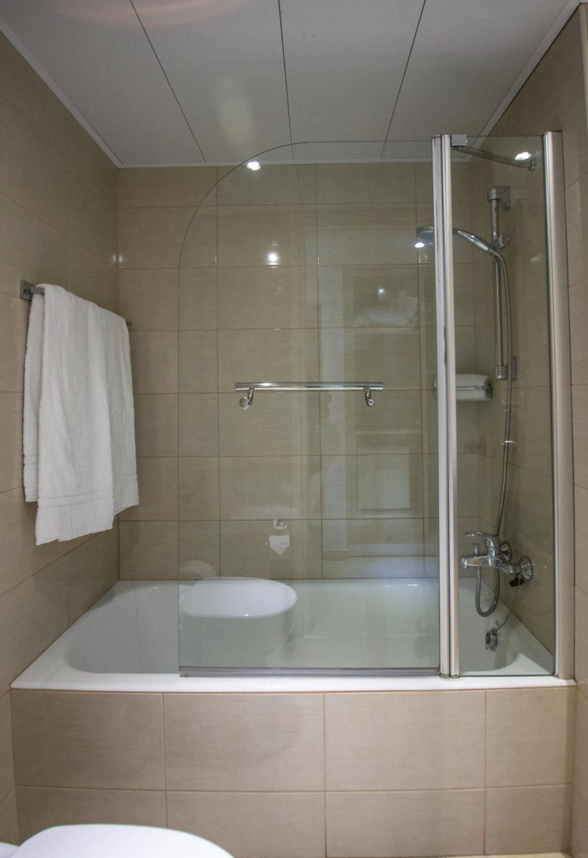Shower in Stamatia Hotel