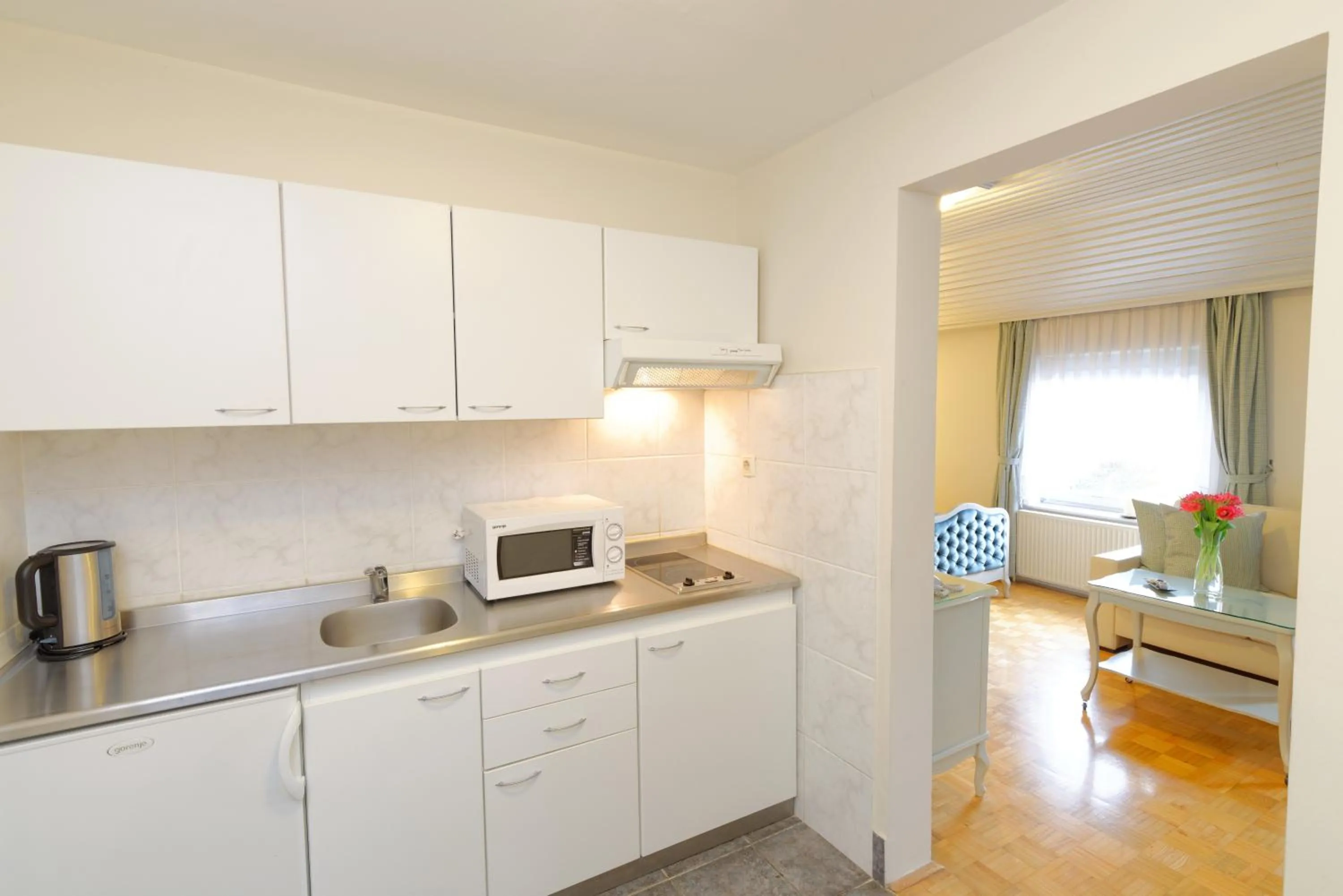 Kitchen or kitchenette in ApartHotel Vila Minka
