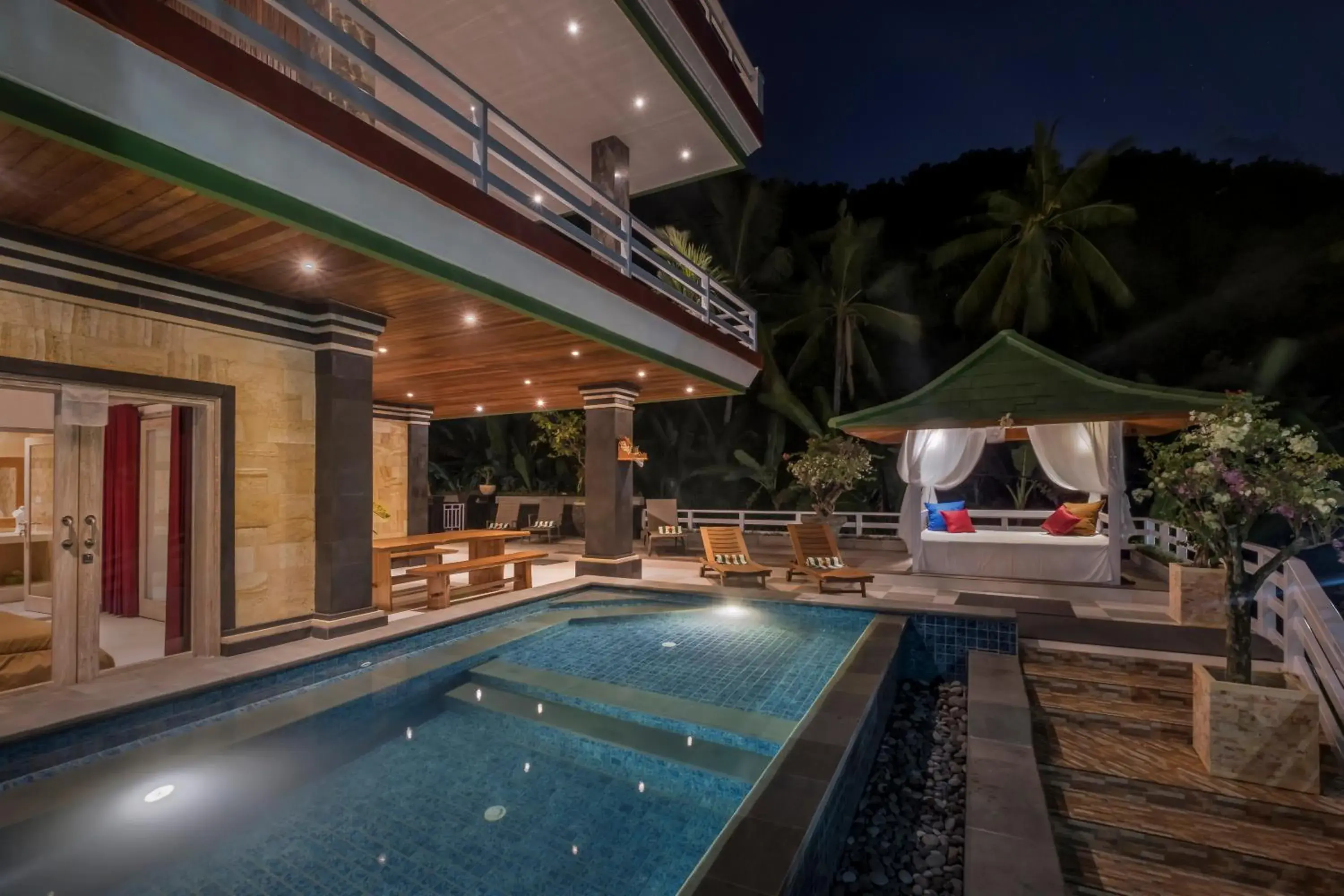 Pool view in Villa Suari I Pool view in Villa Suari I