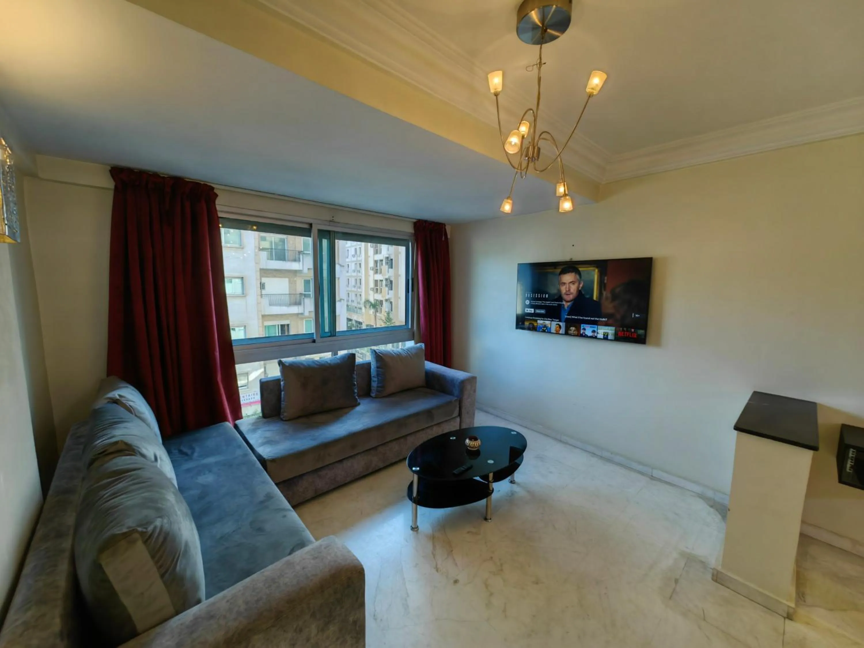 Communal lounge/ TV room in City Bleu Maroc