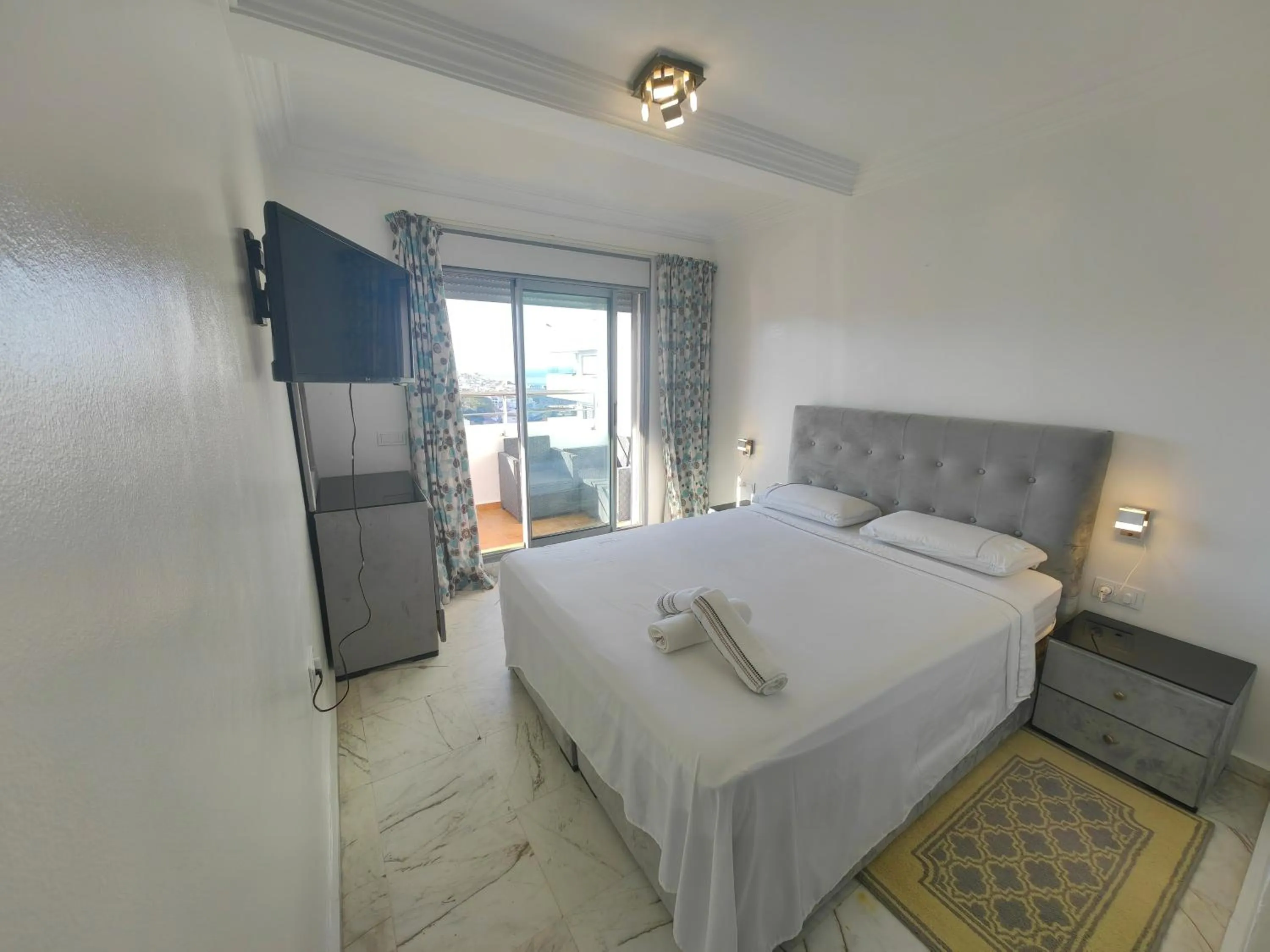 Bed in City Bleu Maroc