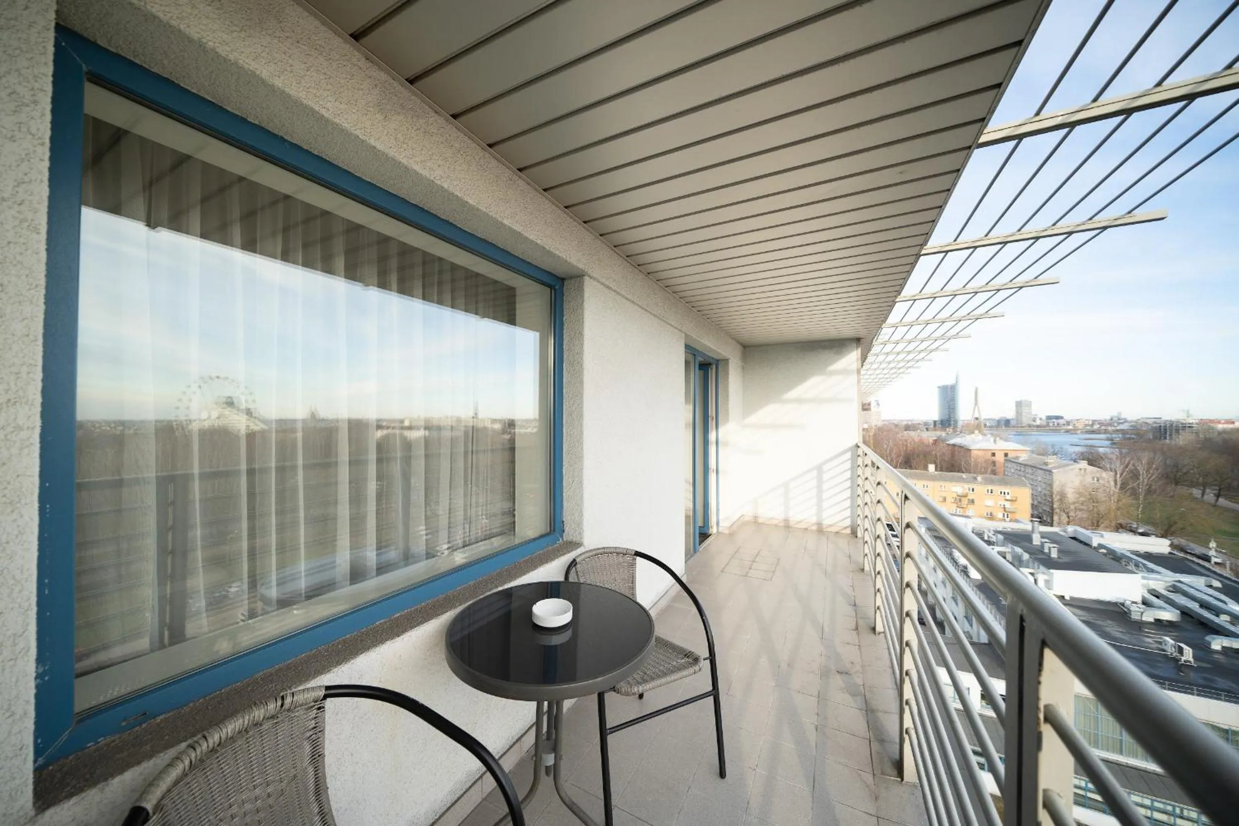 Balcony/Terrace in Bellevue Park Hotel Riga with FREE Parking