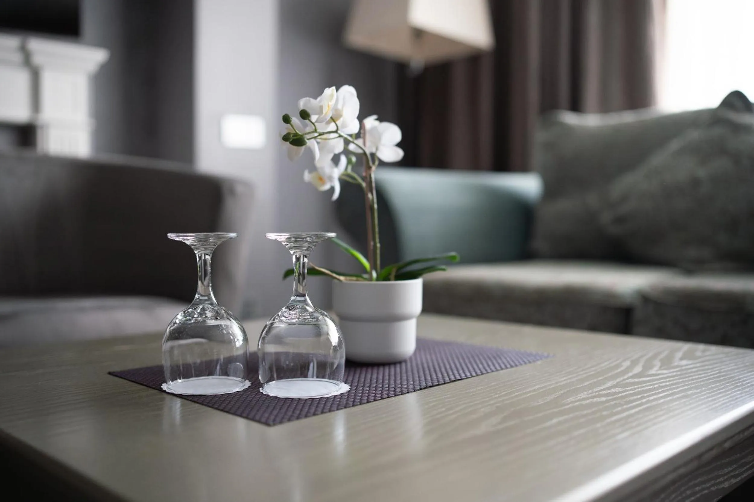 Seating area in Bellevue Park Hotel Riga with FREE Parking