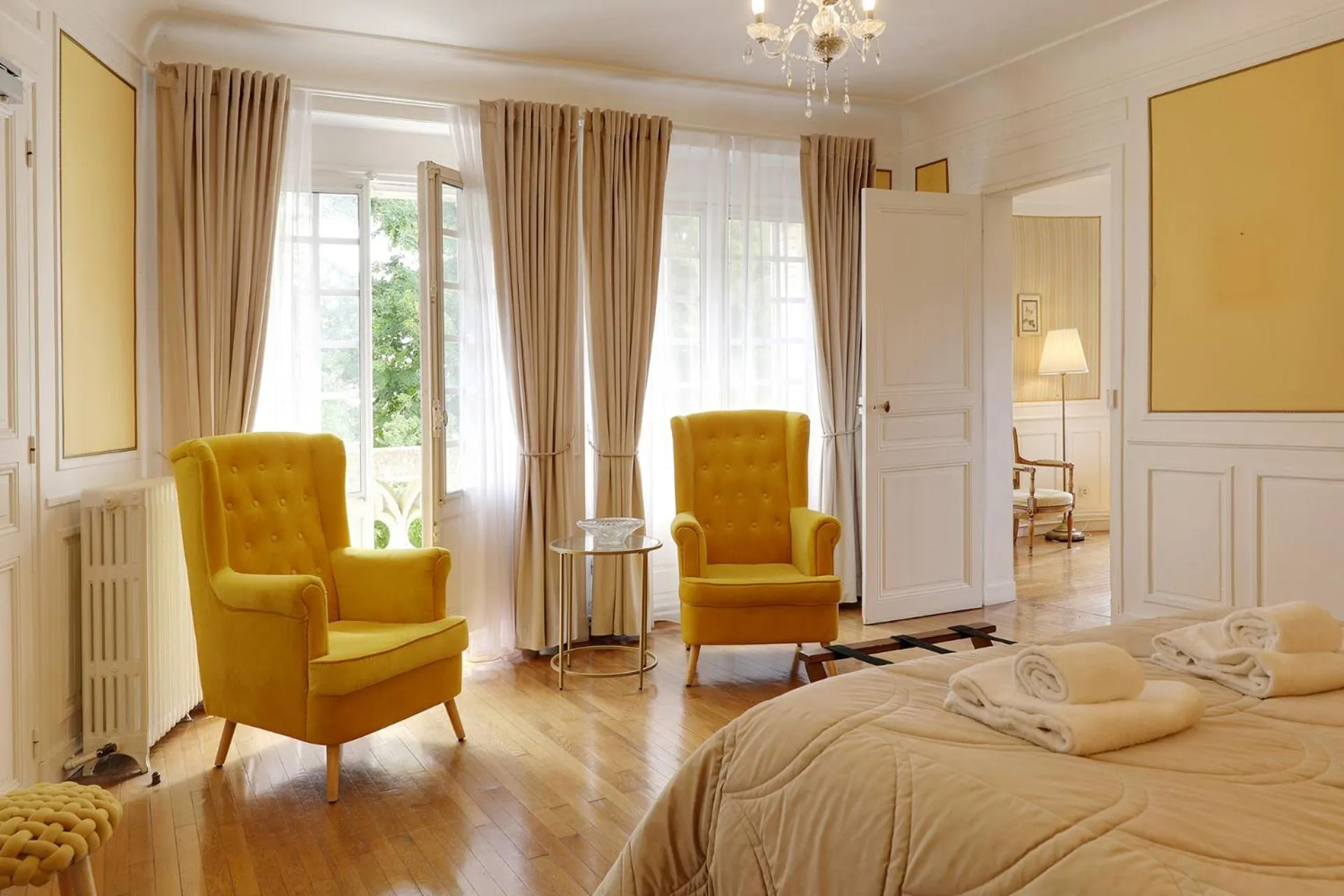 Bed in Hattonchatel Château & Restaurant La Table du Château