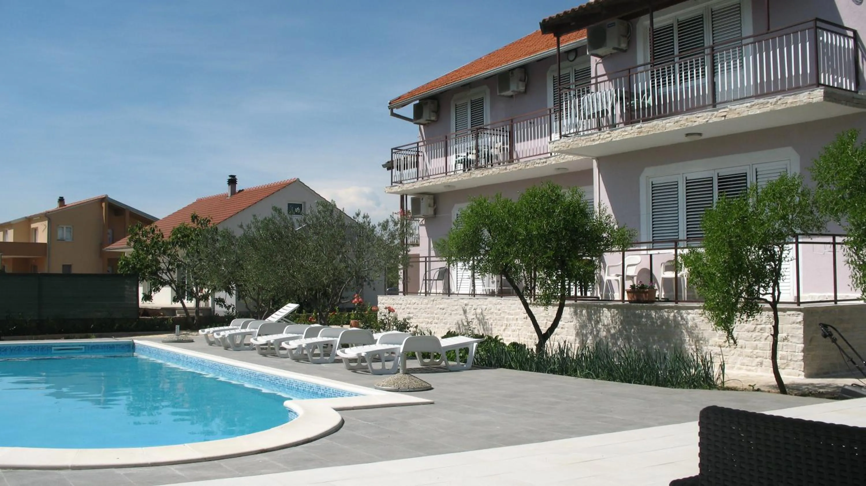 Pool view in KrkaHaus