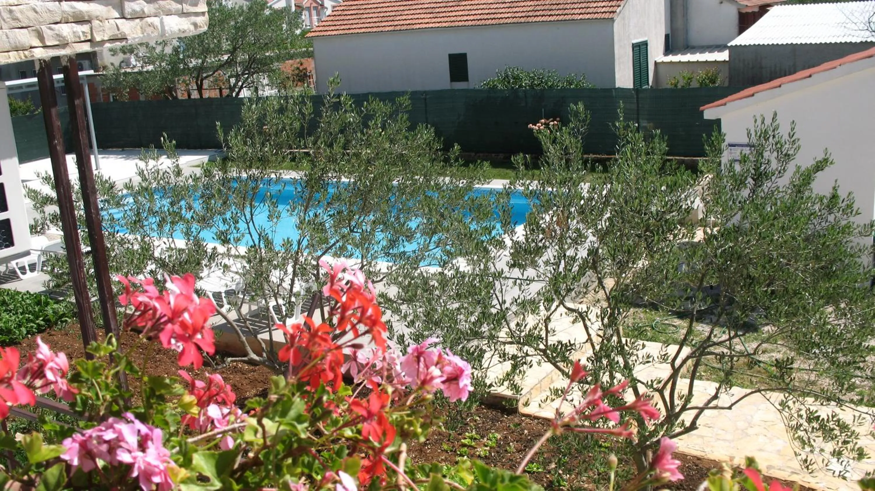 Pool view in KrkaHaus