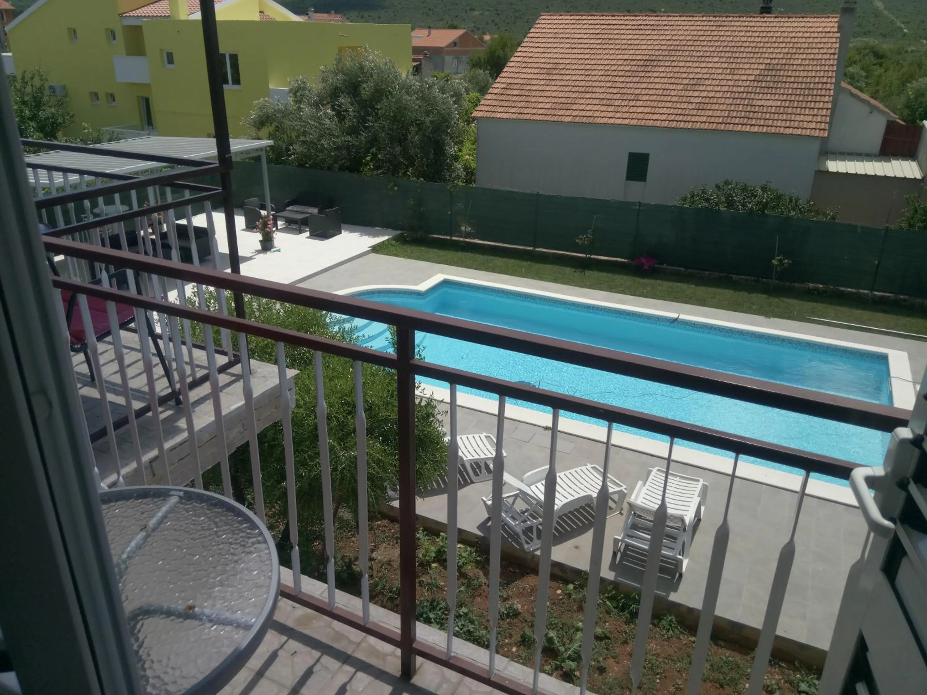 Pool view in KrkaHaus