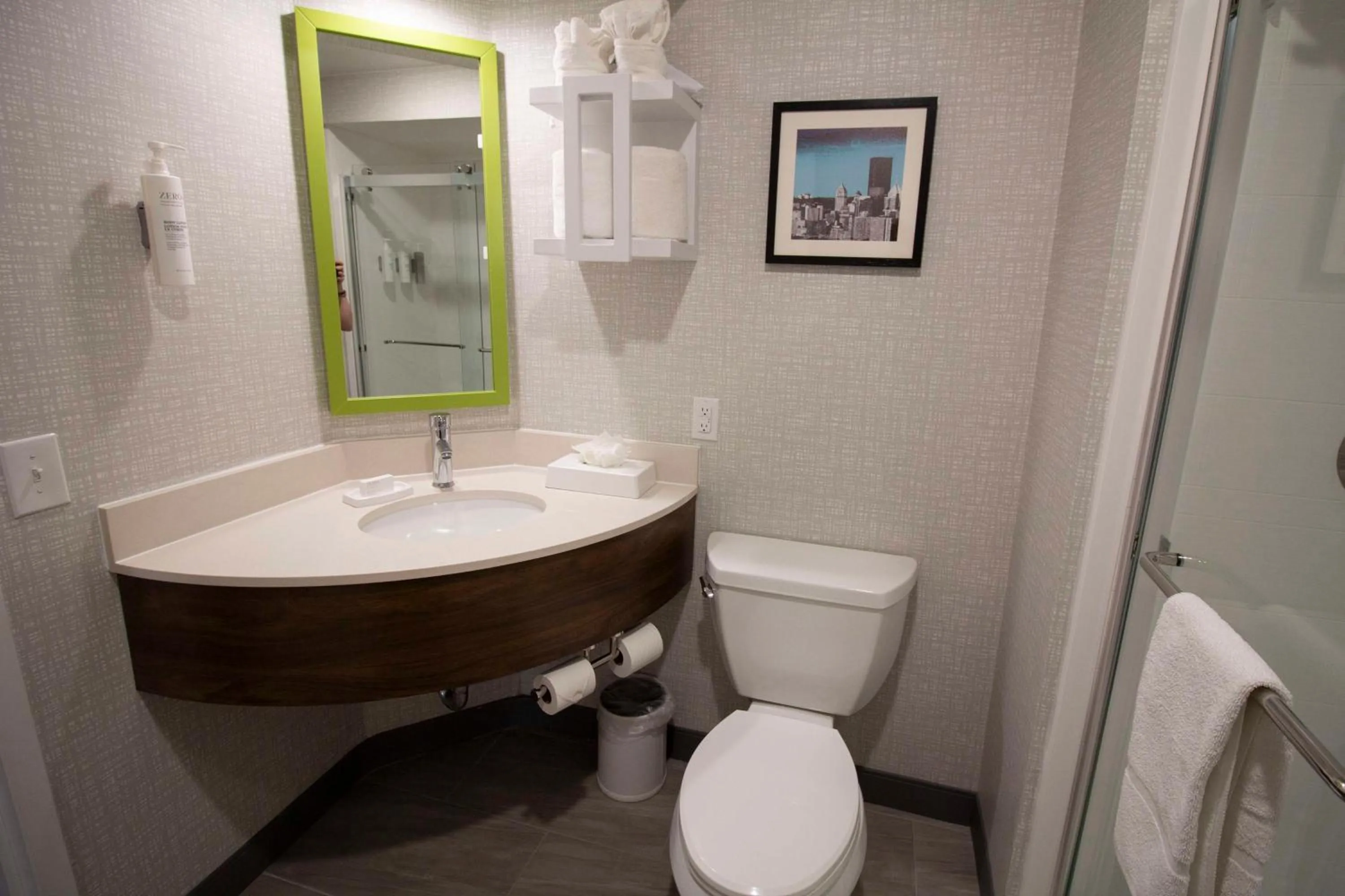 Bathroom in Hampton Inn Kent/Akron Area