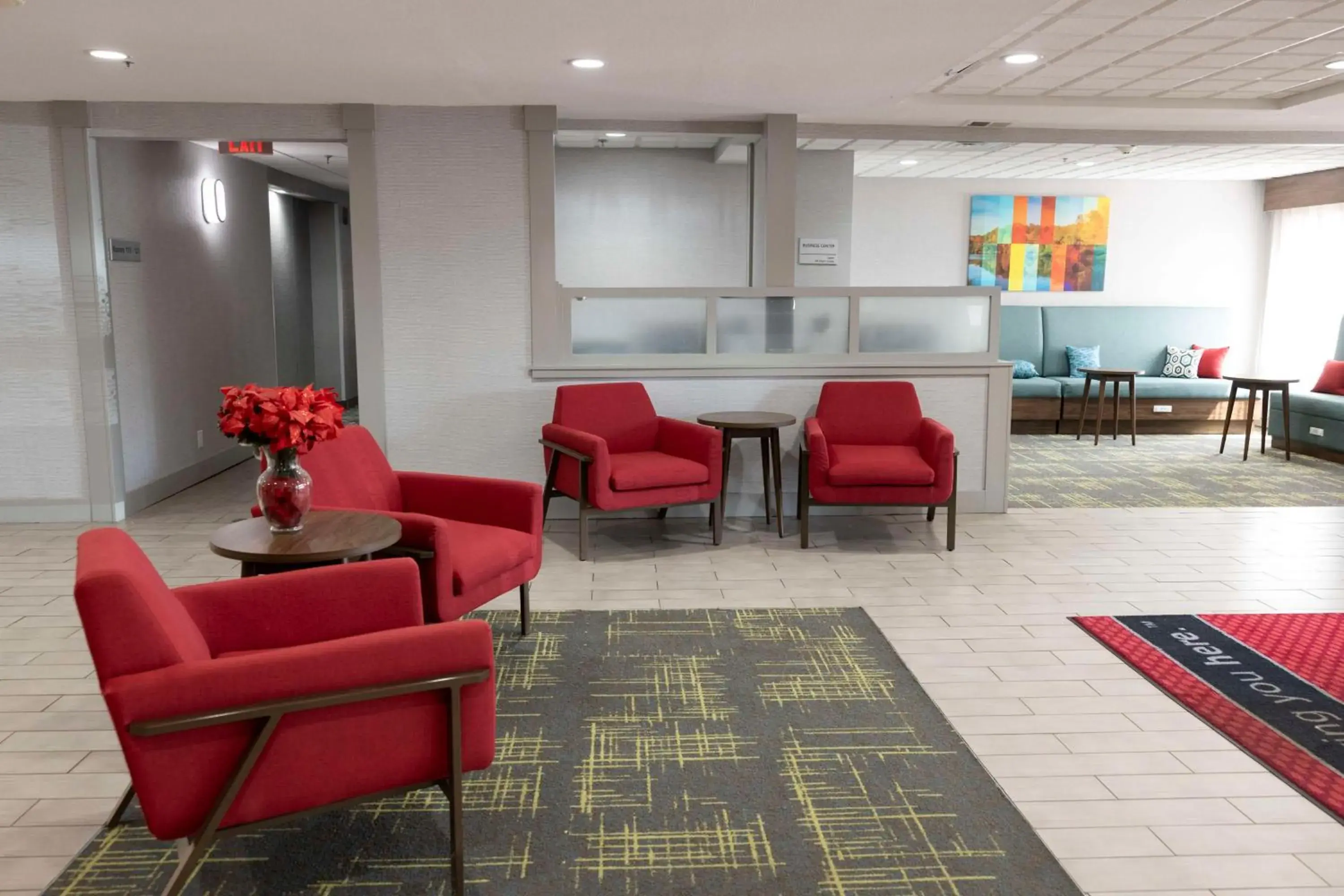 Lobby or reception in Hampton Inn Kent/Akron Area Lobby or reception in Hampton Inn Kent/Akron Area