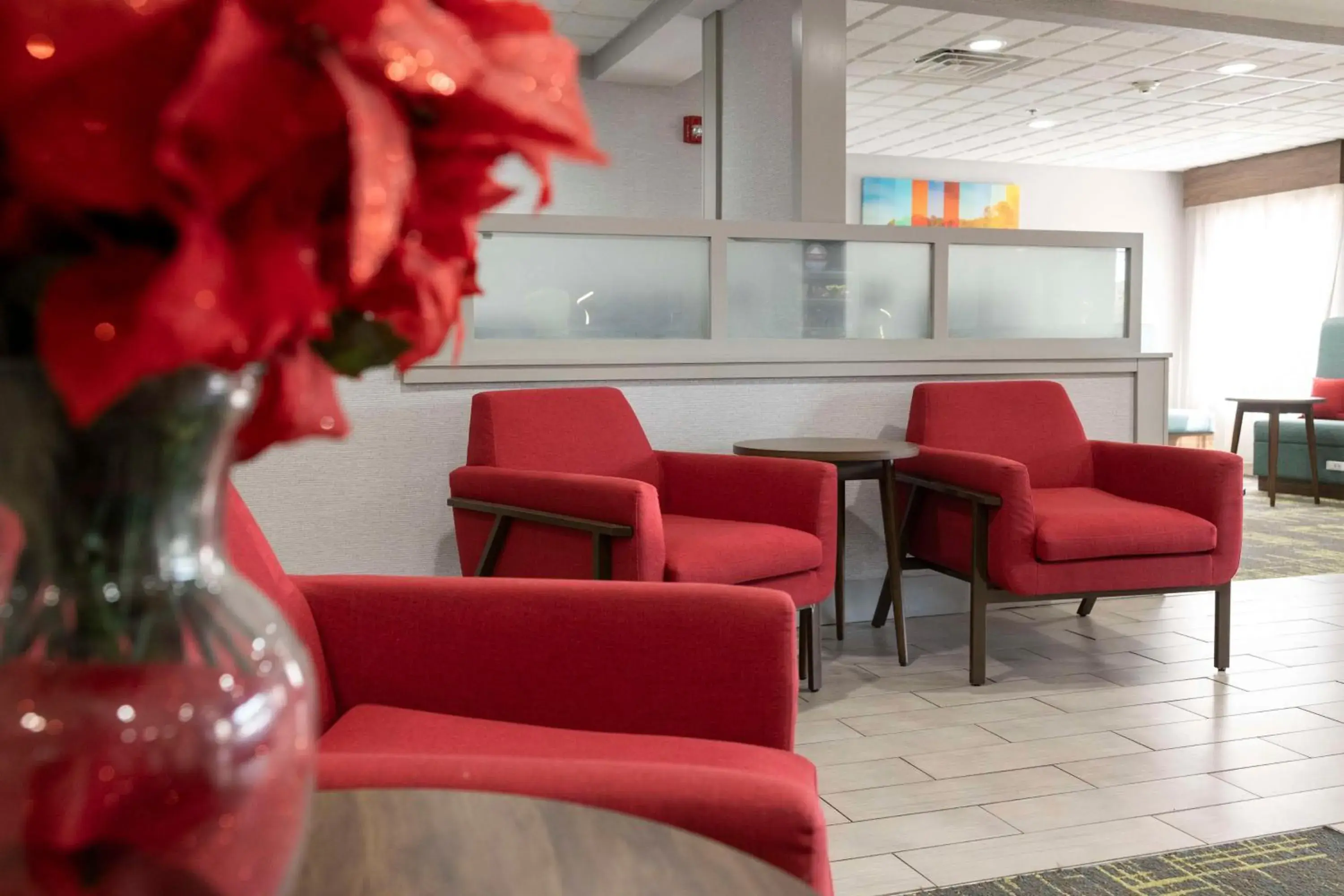 Lobby or reception in Hampton Inn Kent/Akron Area Lobby or reception in Hampton Inn Kent/Akron Area