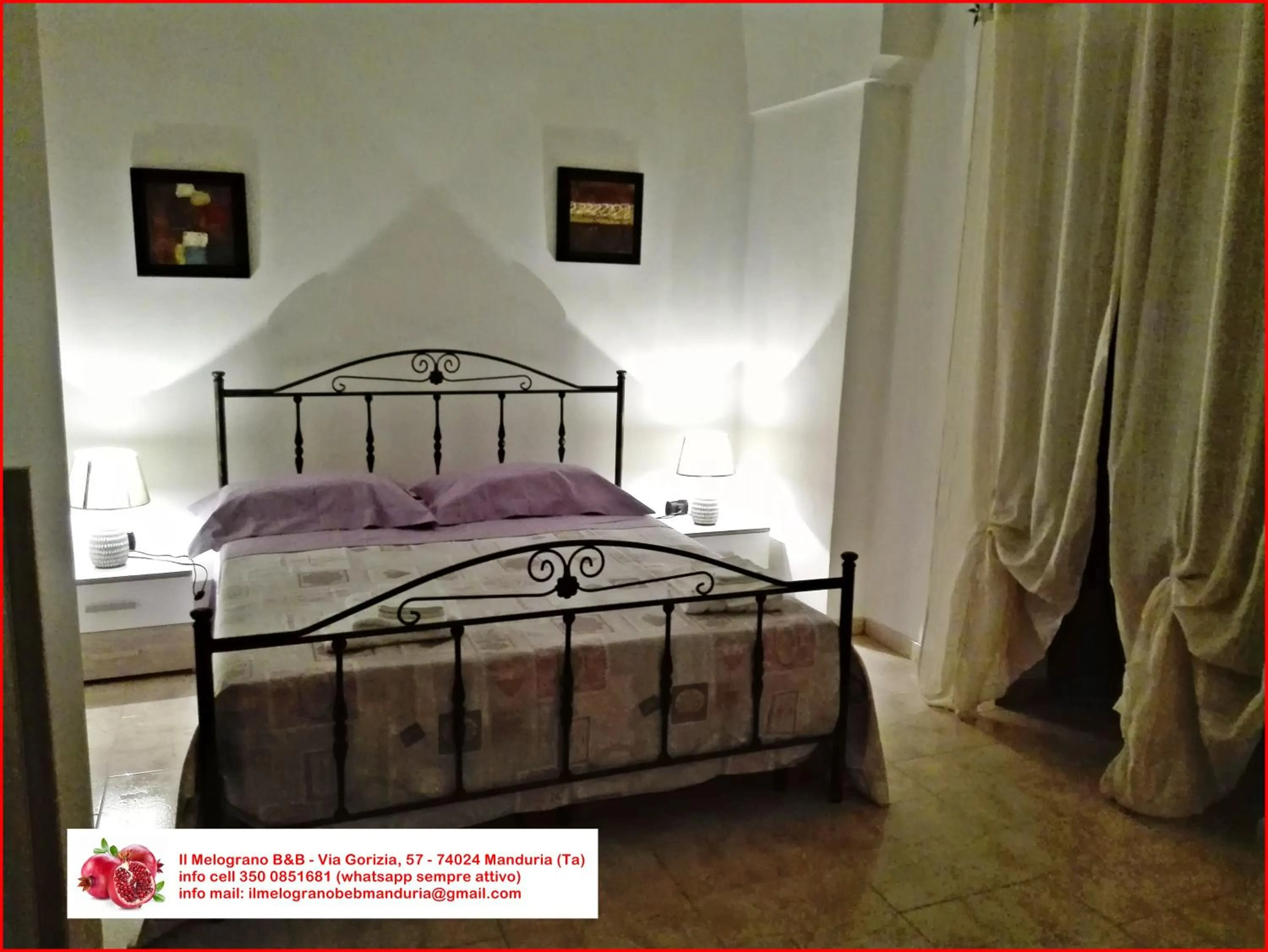 Photo of the whole room, Bed in Il melograno b&b