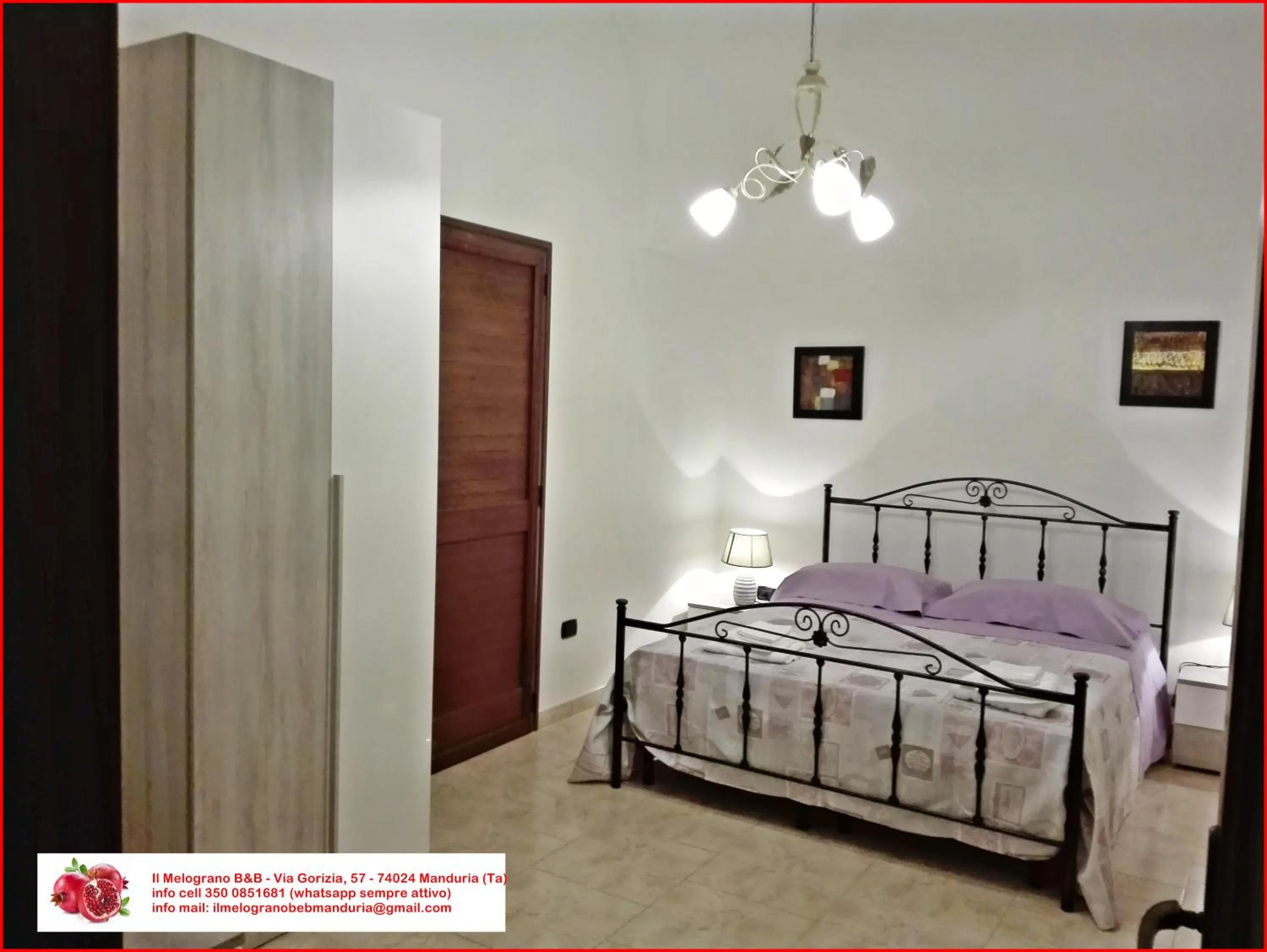 Photo of the whole room, Bed in Il melograno b&b