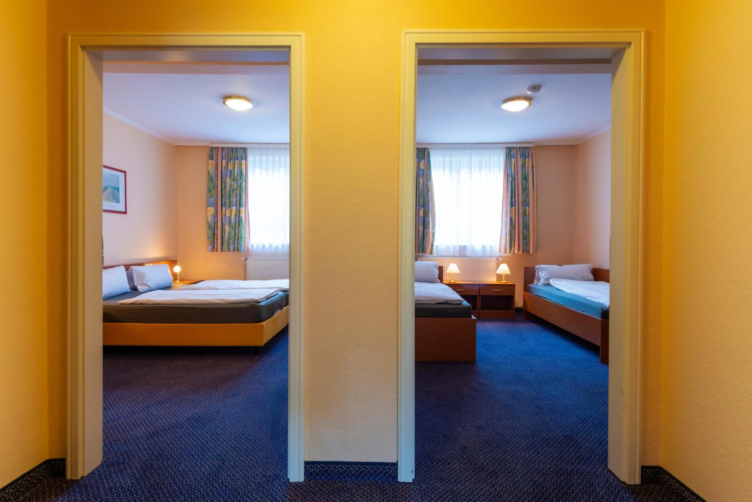 Bedroom, Bed in Waldhotel Humboldtsee