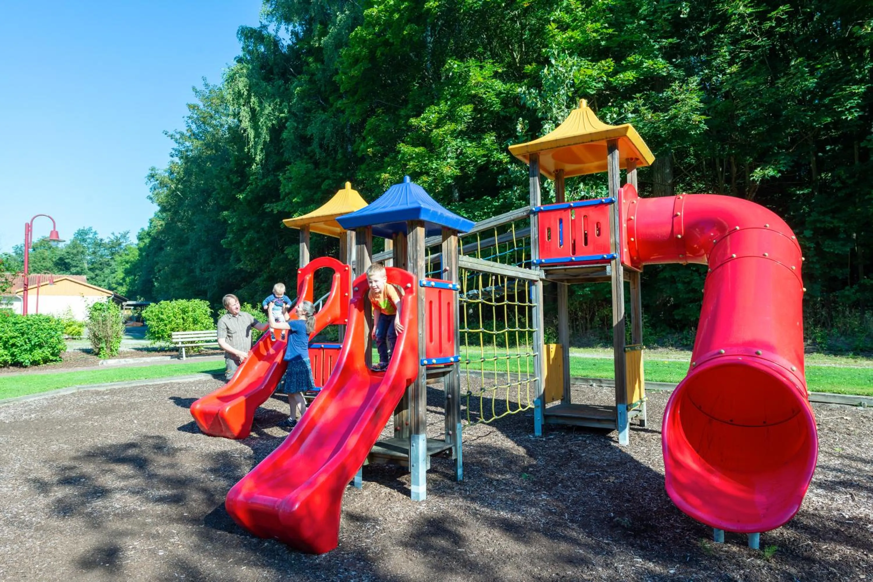Children play ground in Waldhotel Humboldtsee
