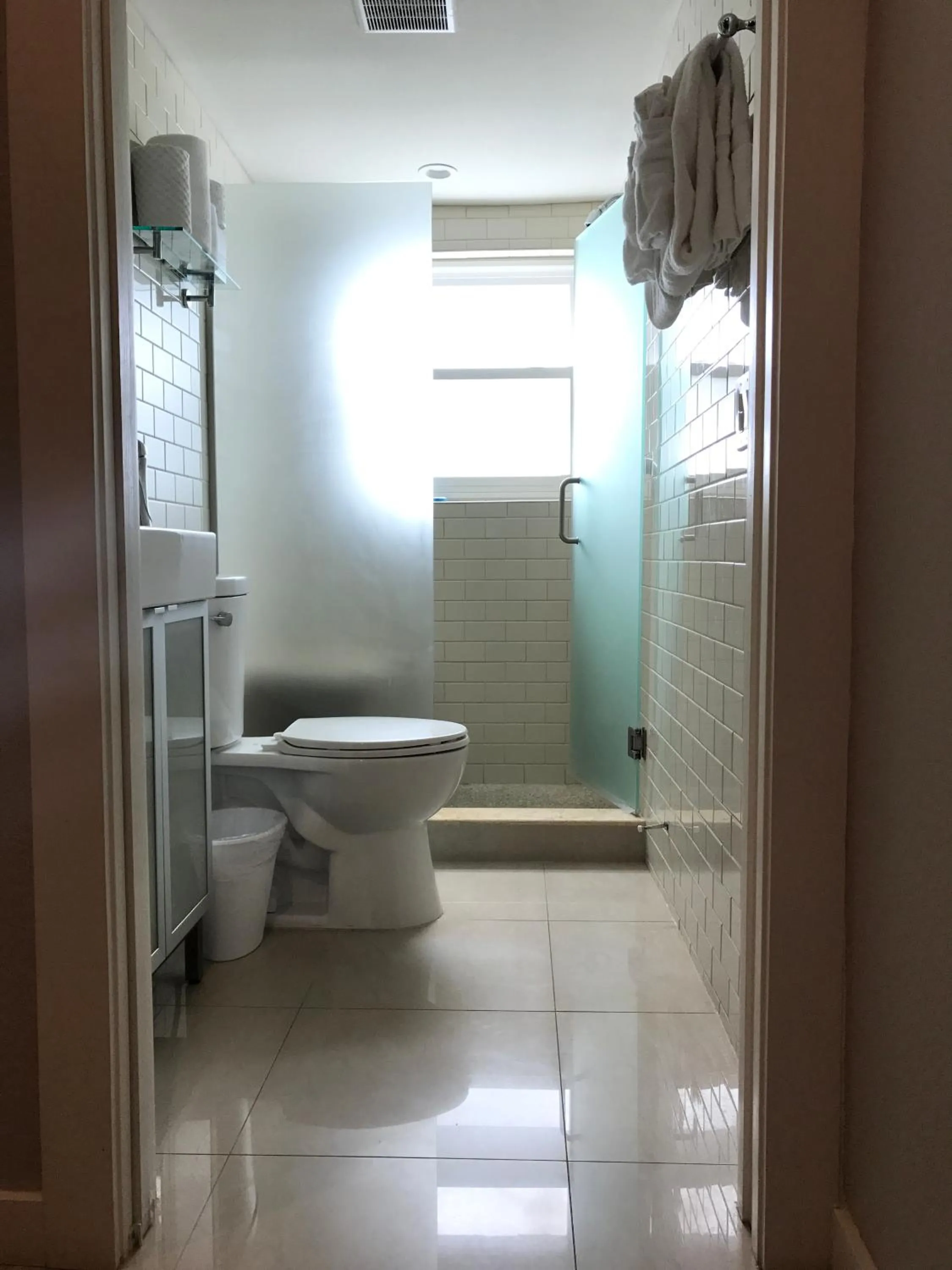 Shower in Captiva Beach Resort (open private beach access)