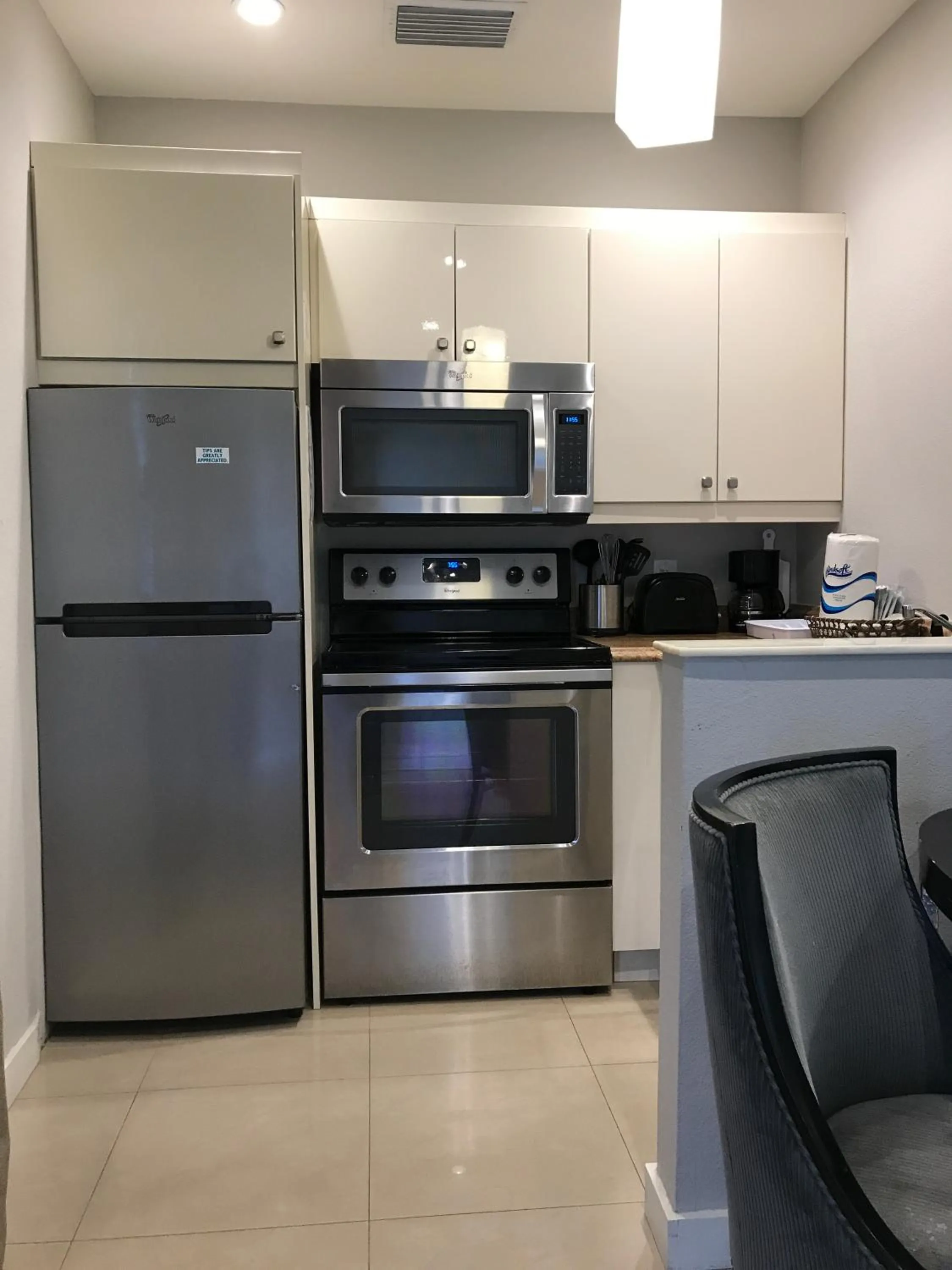 Kitchen or kitchenette in Captiva Beach Resort (open private beach access)