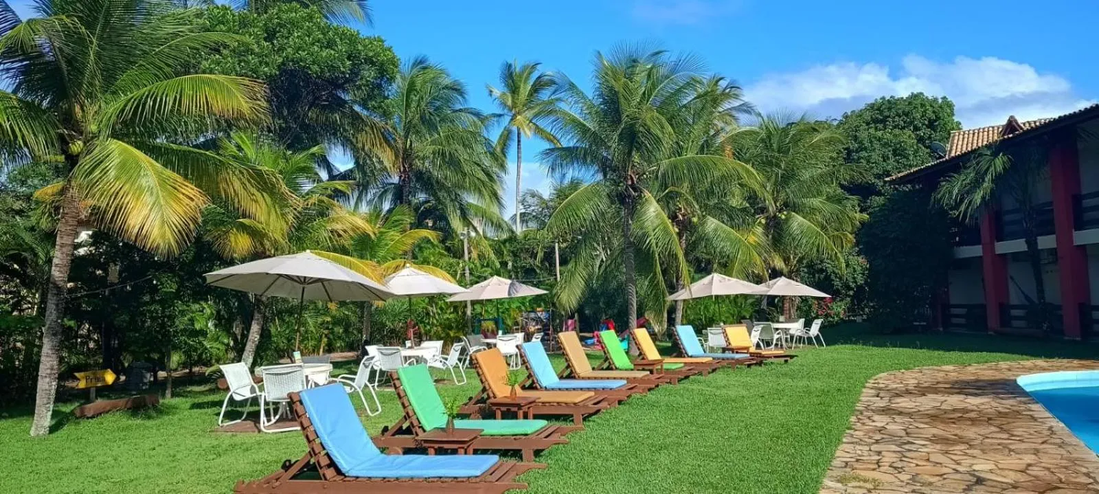 Swimming pool in Porto Zarpa Hotel
