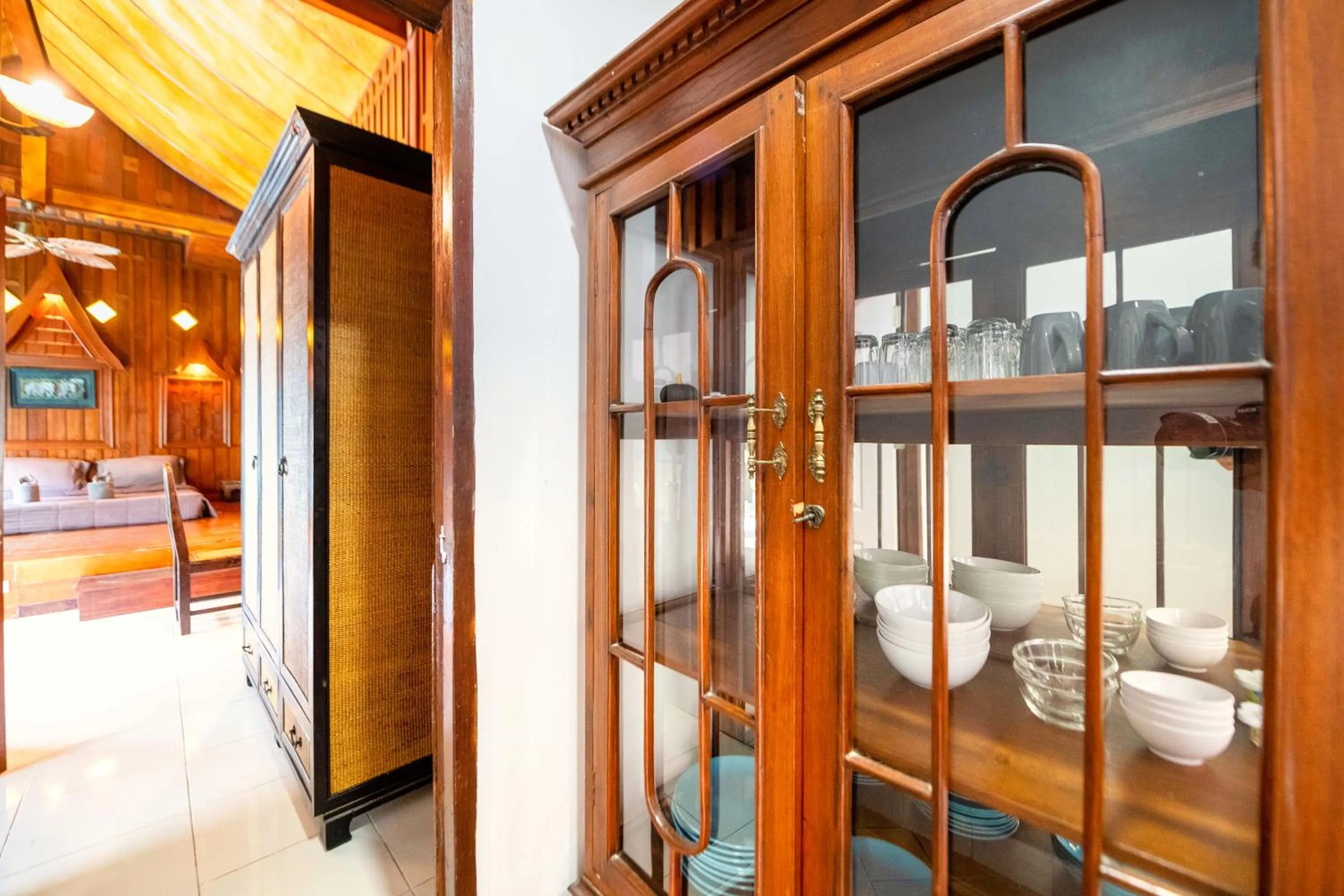 Kitchen or kitchenette in ROMANTIC Pool Villa