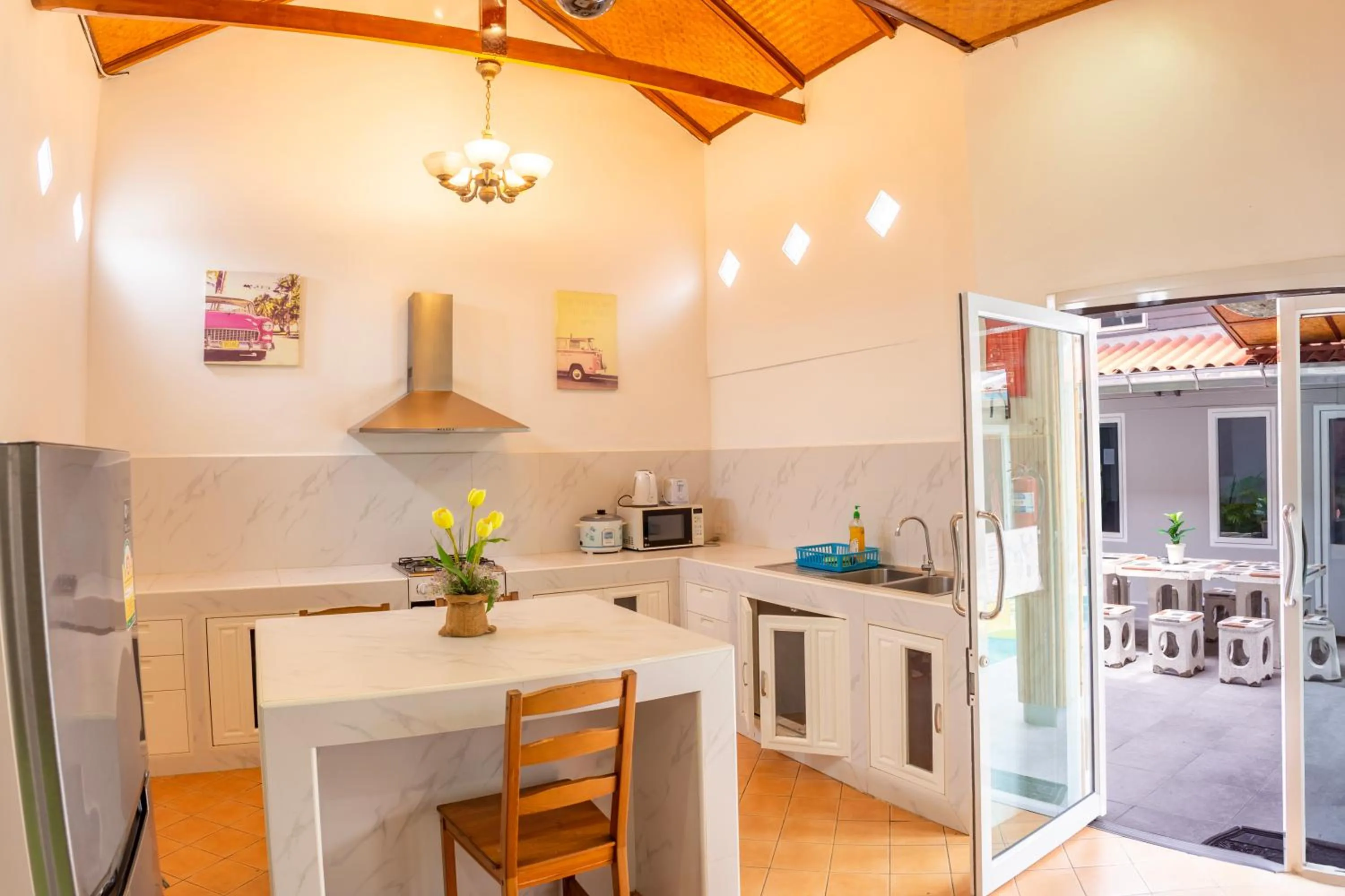Kitchen or kitchenette in ROMANTIC Pool Villa