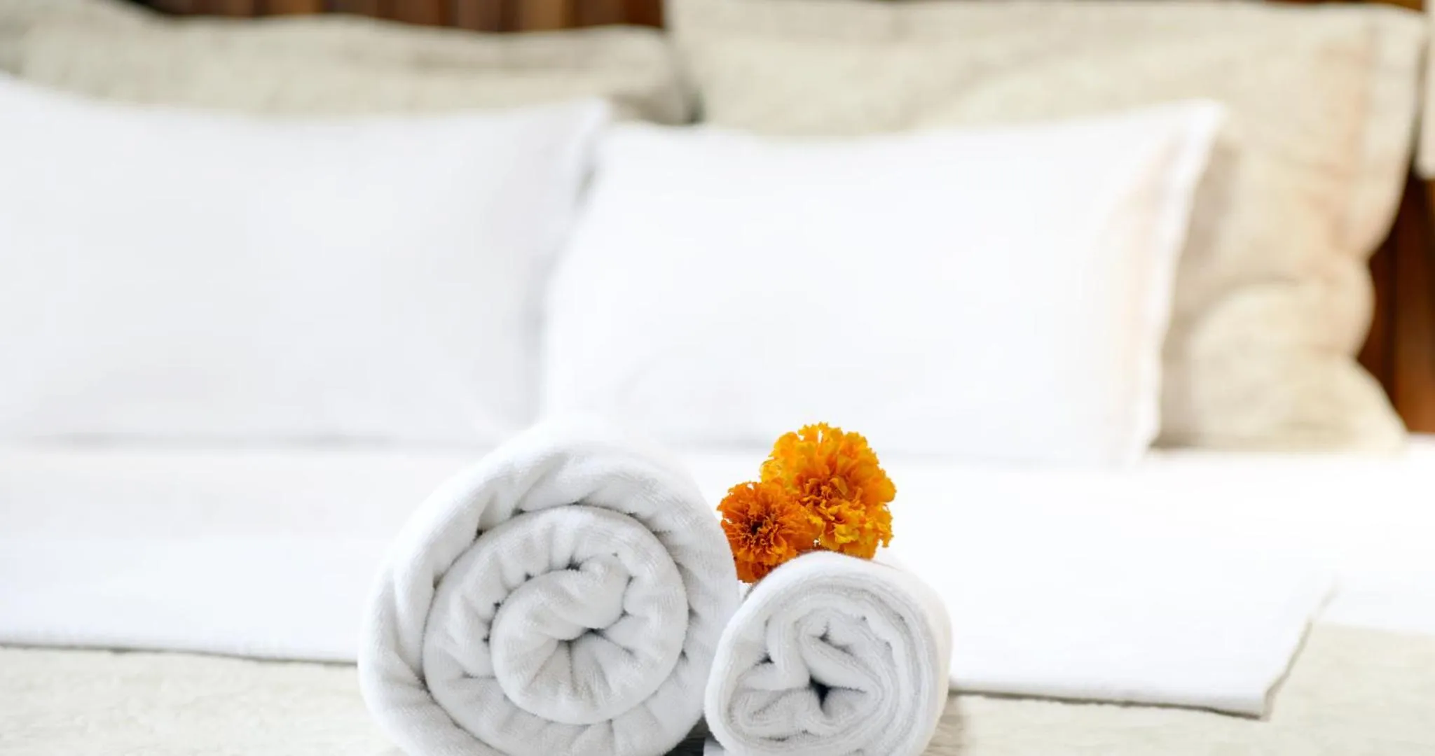 Decorative detail, Bed in ROMANTIC Pool Villa