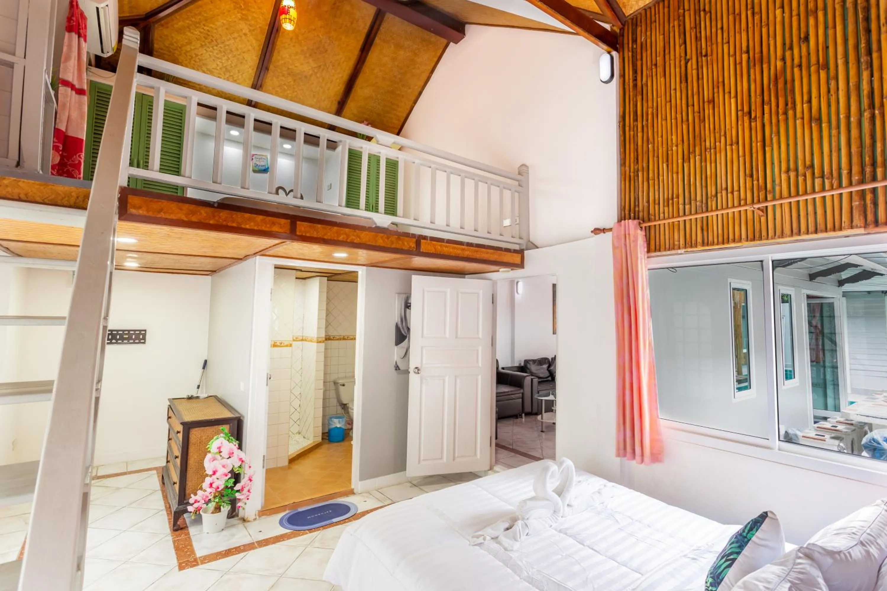 Bed in ROMANTIC Pool Villa