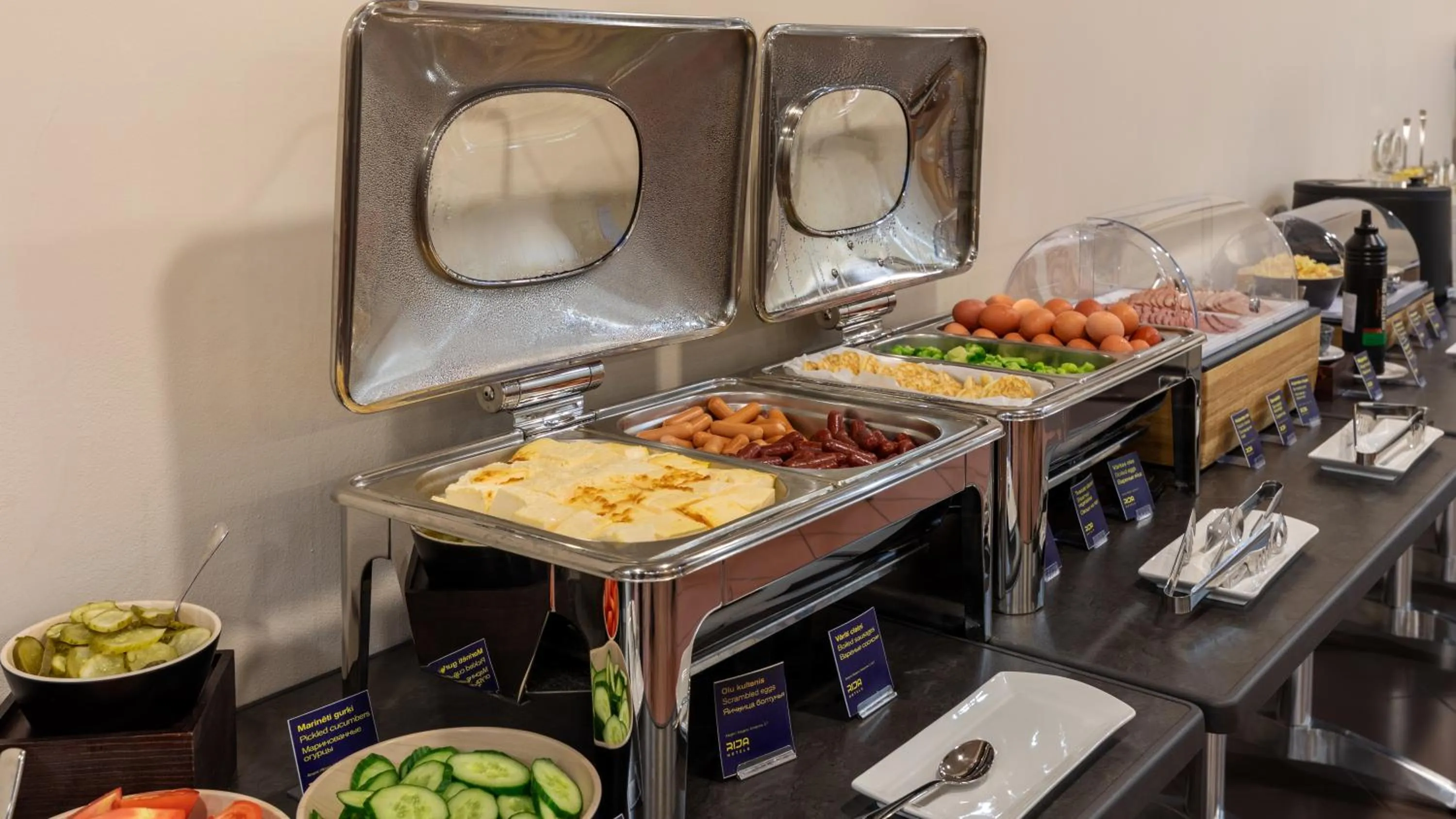 Food and drinks in Rija Domus Hotel