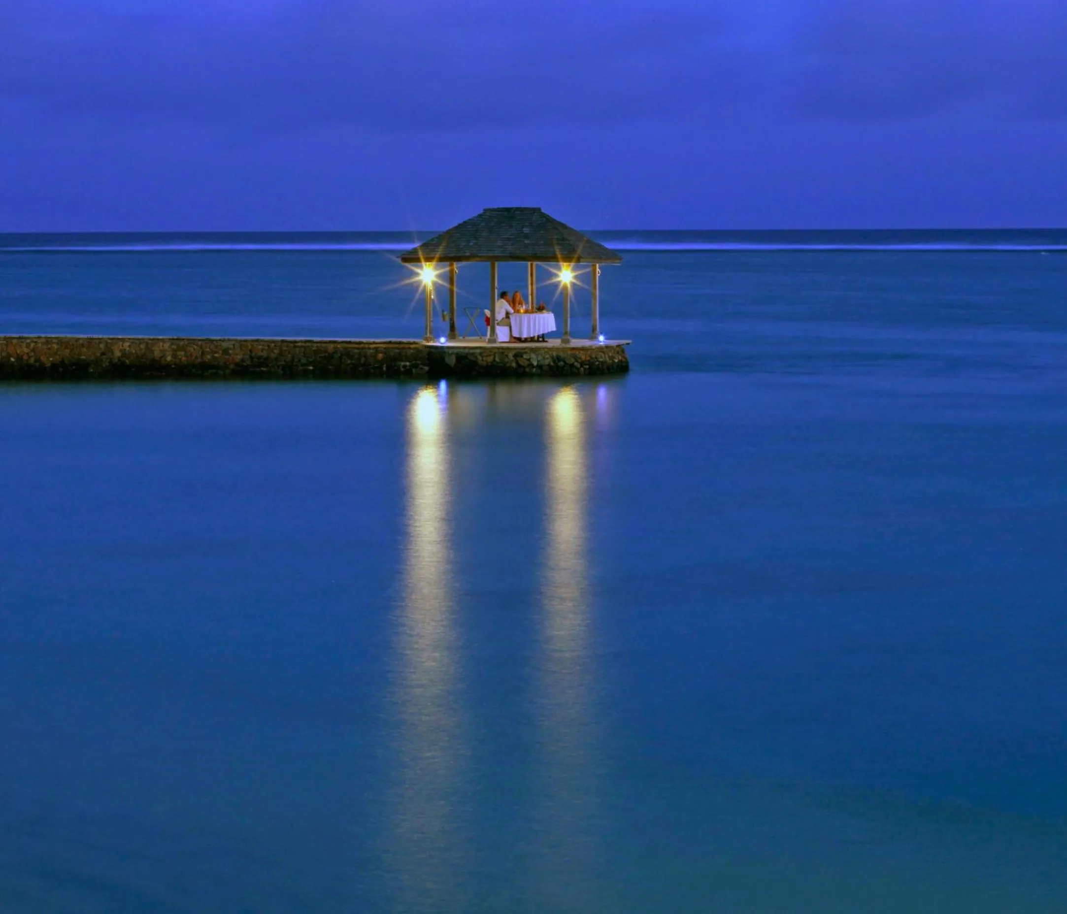 Dining area in The Warwick Fiji